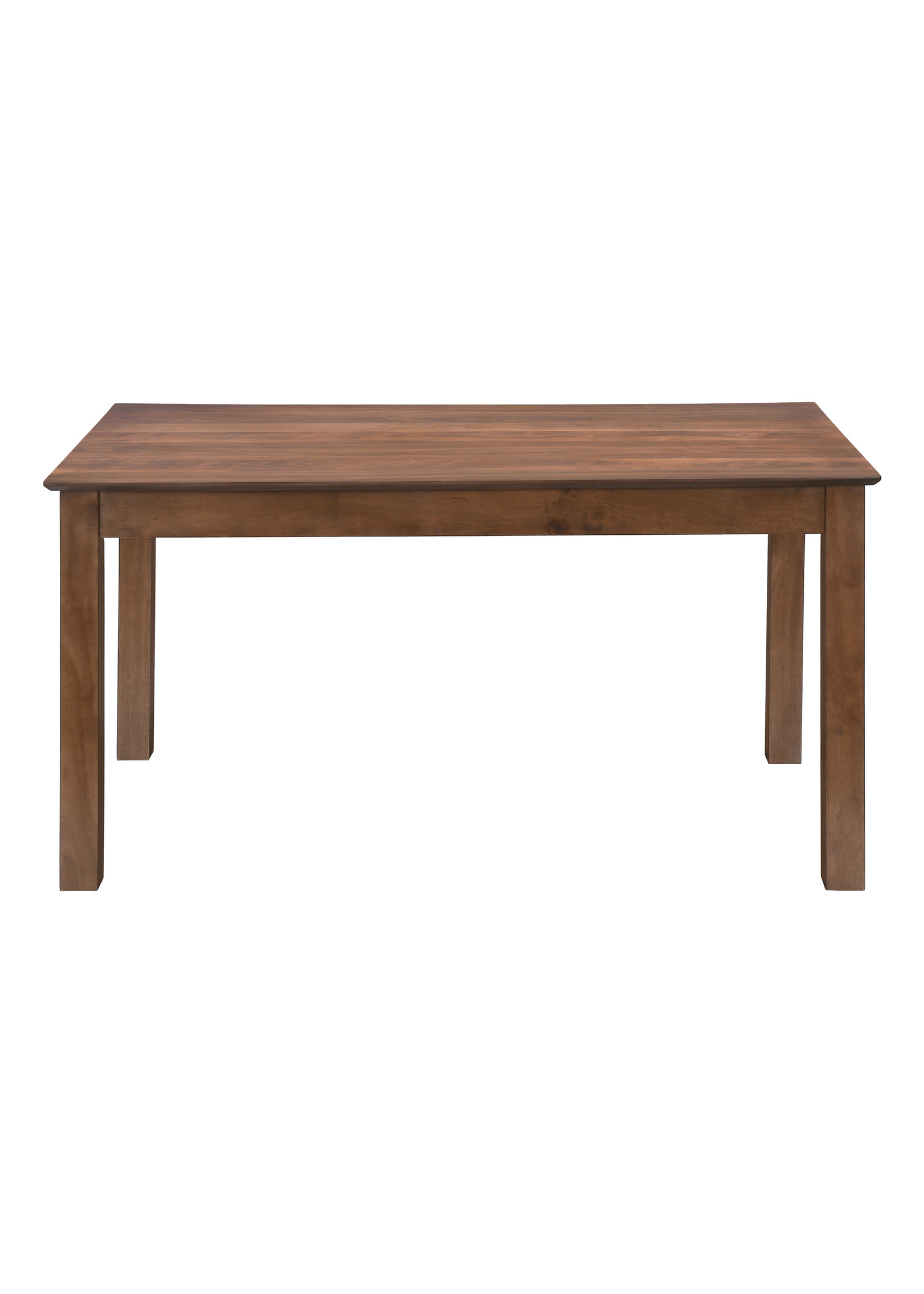 DINING TABLE I1314 - BROWN WALNUT VENEER / 36"X 60"