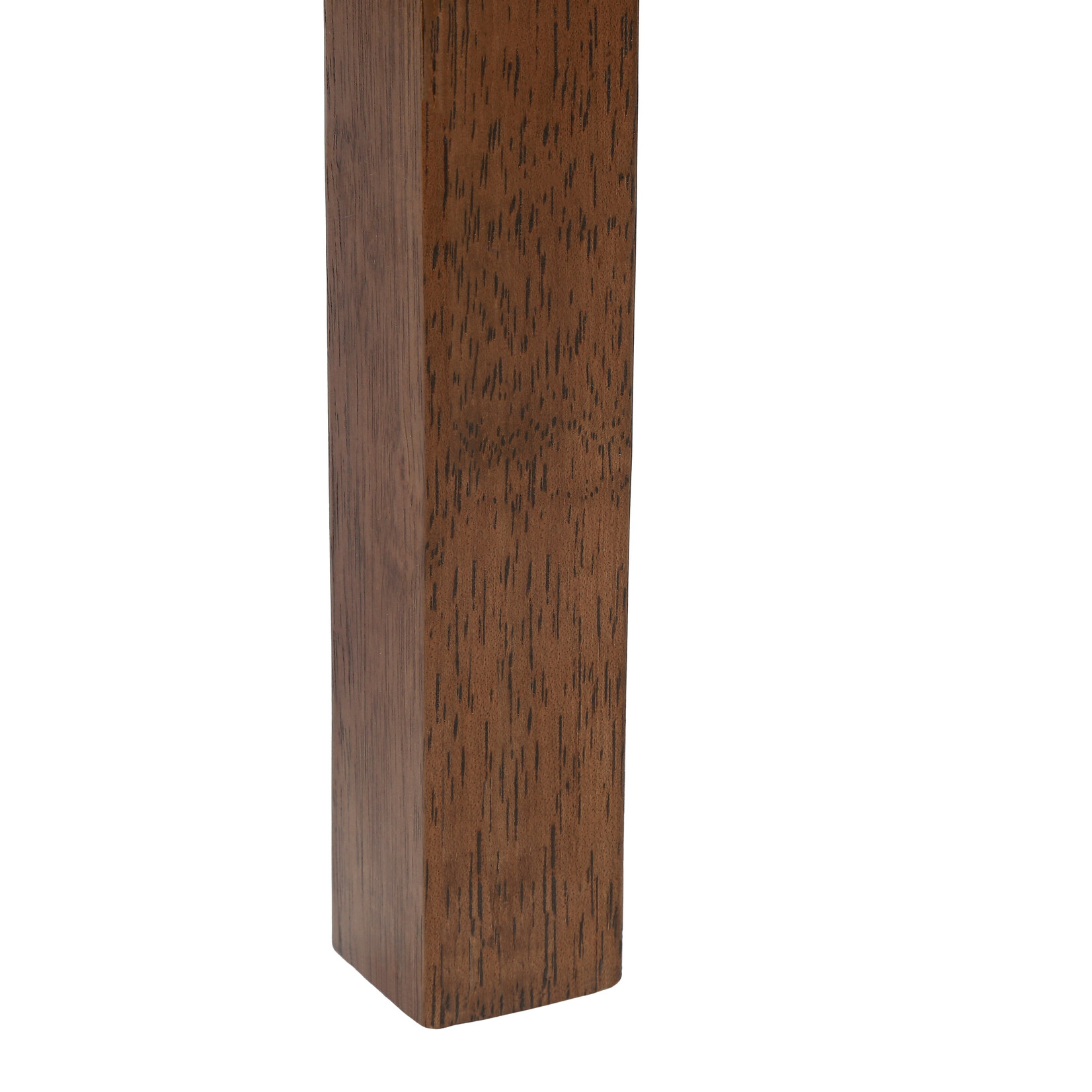 1 x DINING CHAIR BEIGE FABRIC WALNUT GRAIN FINISH H40IN