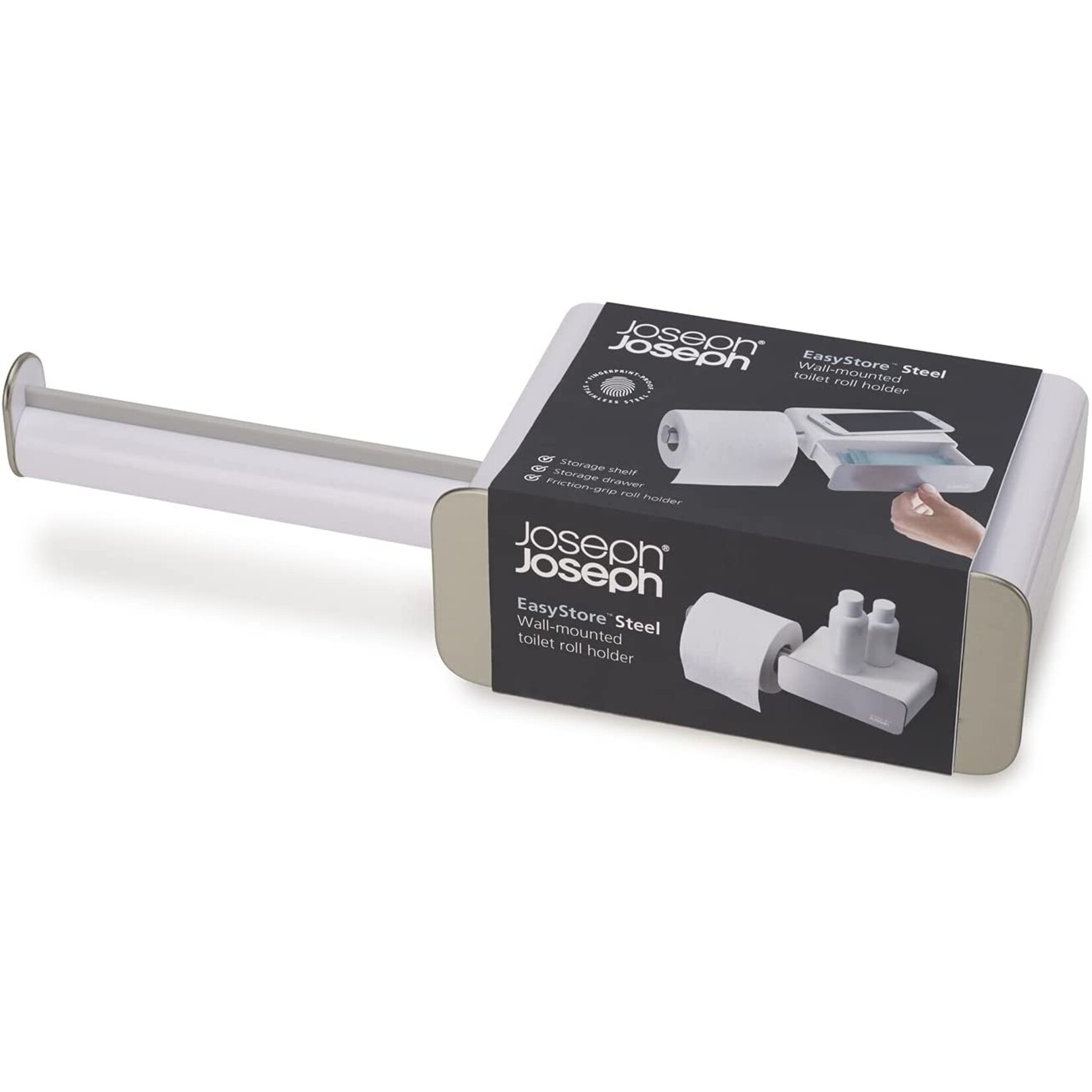 Danesco Porte-rouleaux à fixer au mur EasyStore™ Steel