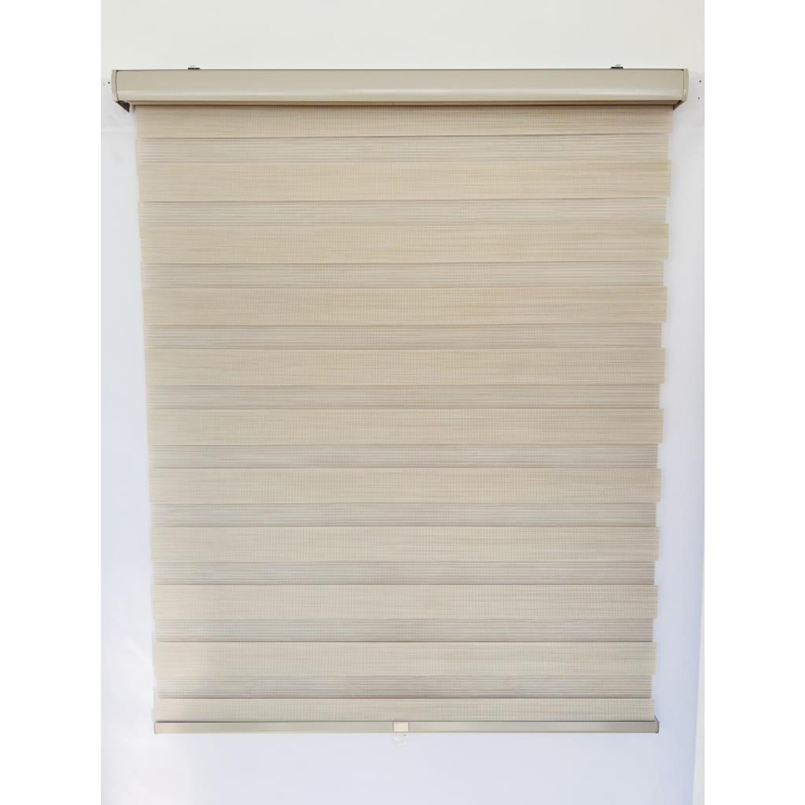 ITY INTERNATIONAL Olivia Stone Zebra Cordless Blinds, Beige
