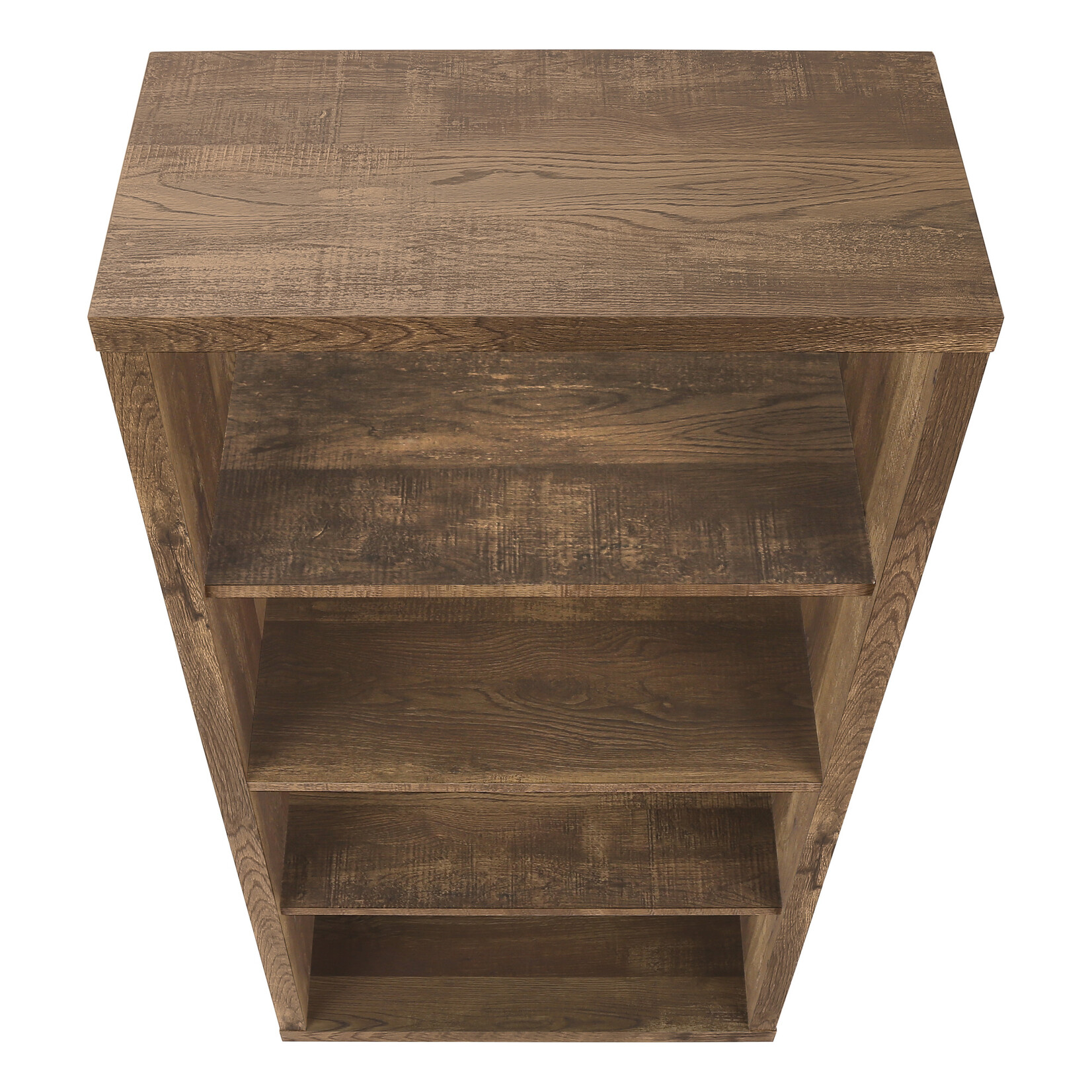 BOOKCASE 48"H BROWN RECLAIMED WOOD LOOK