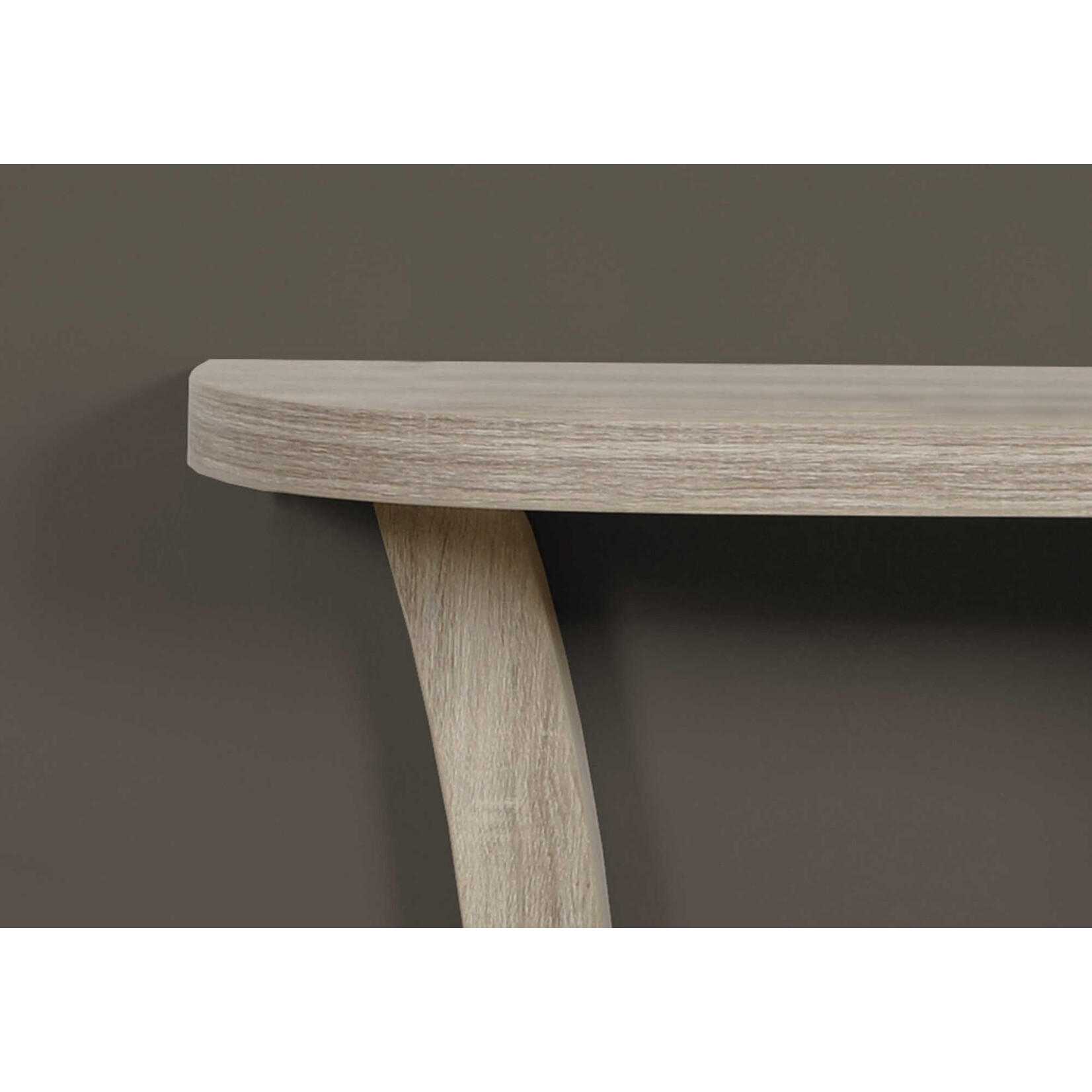 ACCENT TABLE - 47"L / DARK TAUPE HALL CONSOLE
