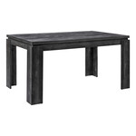 TABLE A MANGER - 36"X 60 / FAUX BOIS NOIR