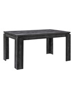 TABLE A MANGER - 36"X 60 / FAUX BOIS NOIR