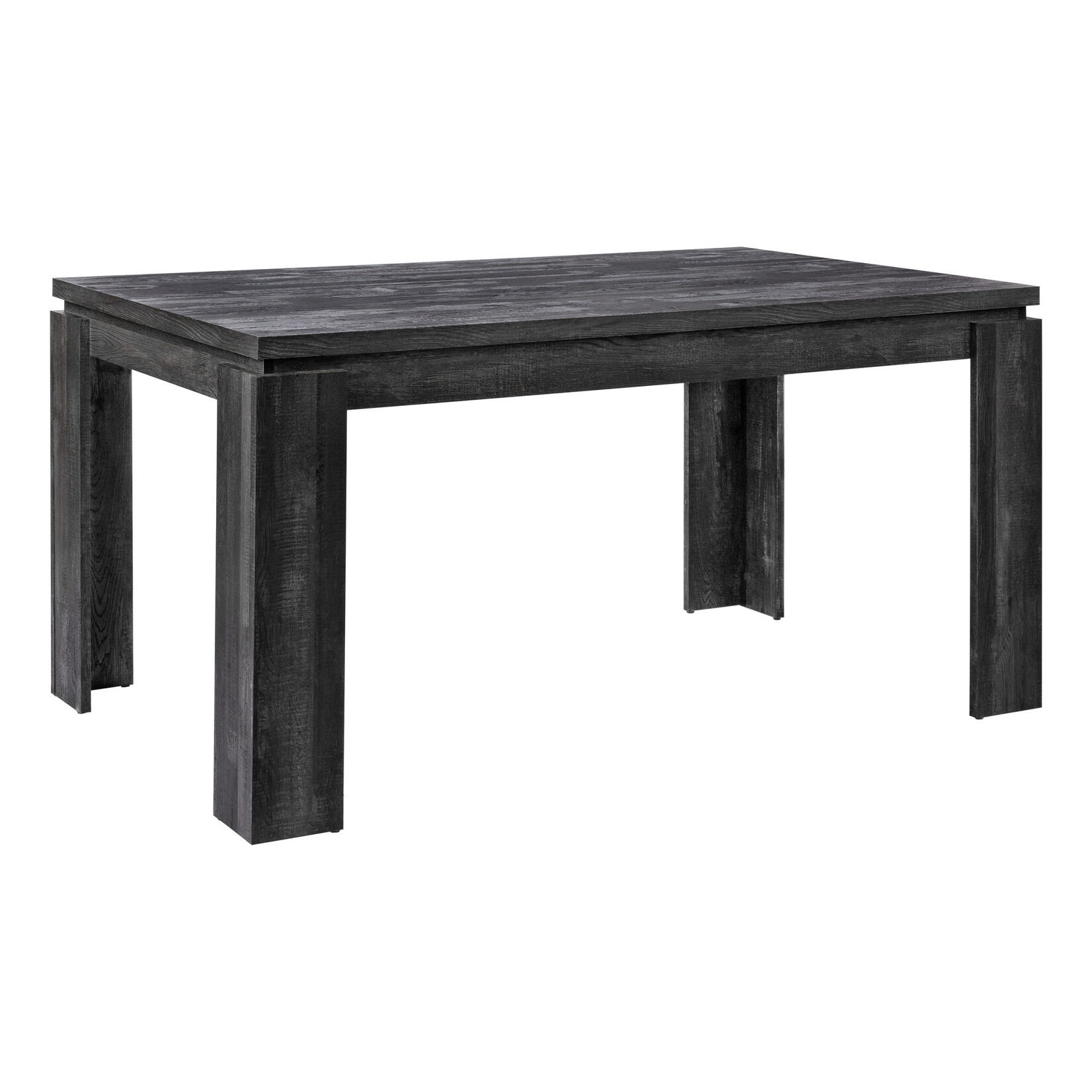 TABLE A MANGER - 36"X 60 / FAUX BOIS NOIR