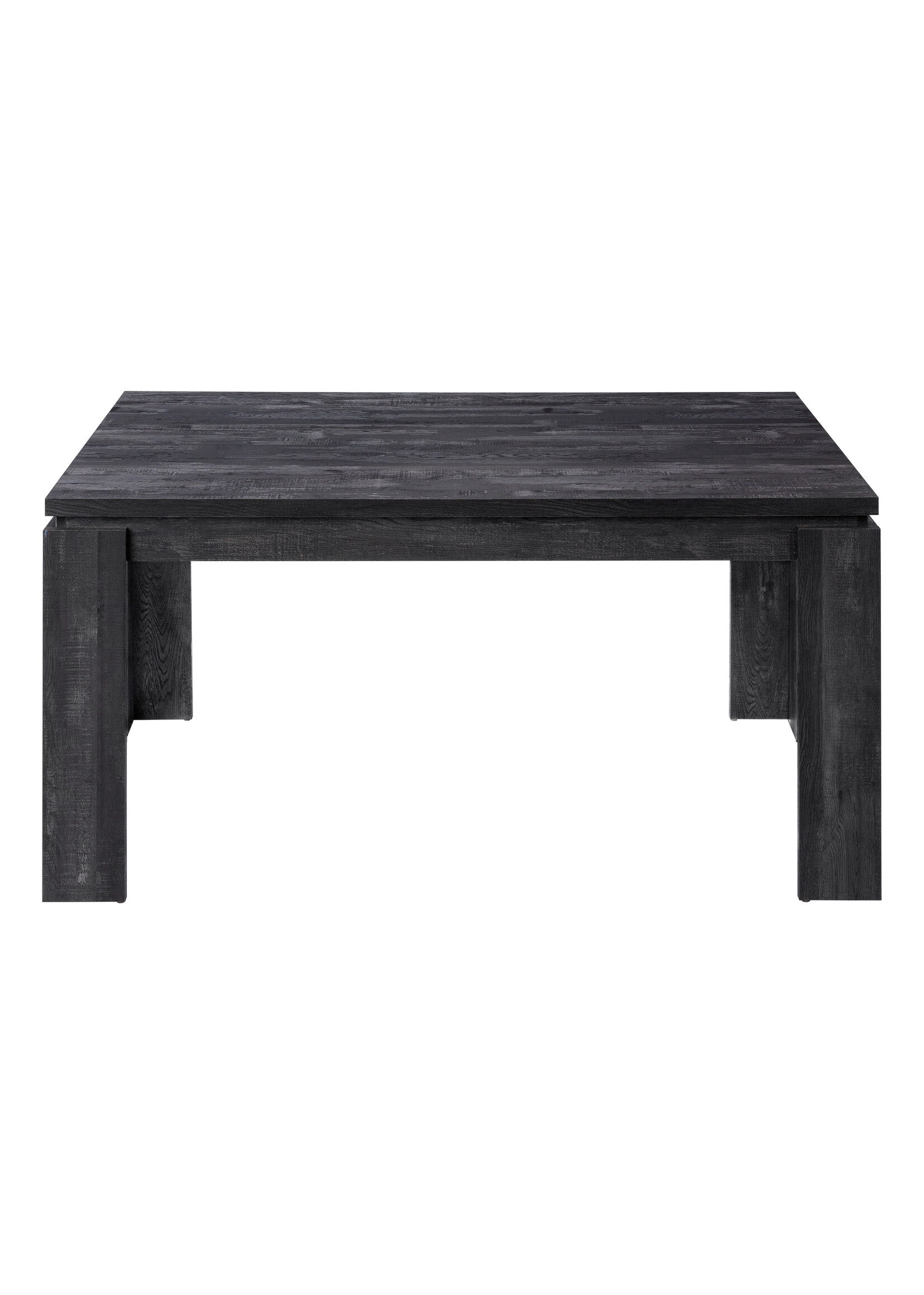 DINING TABLE - 36"X 60" / BLACK RECLAIMED WOOD-LOOK