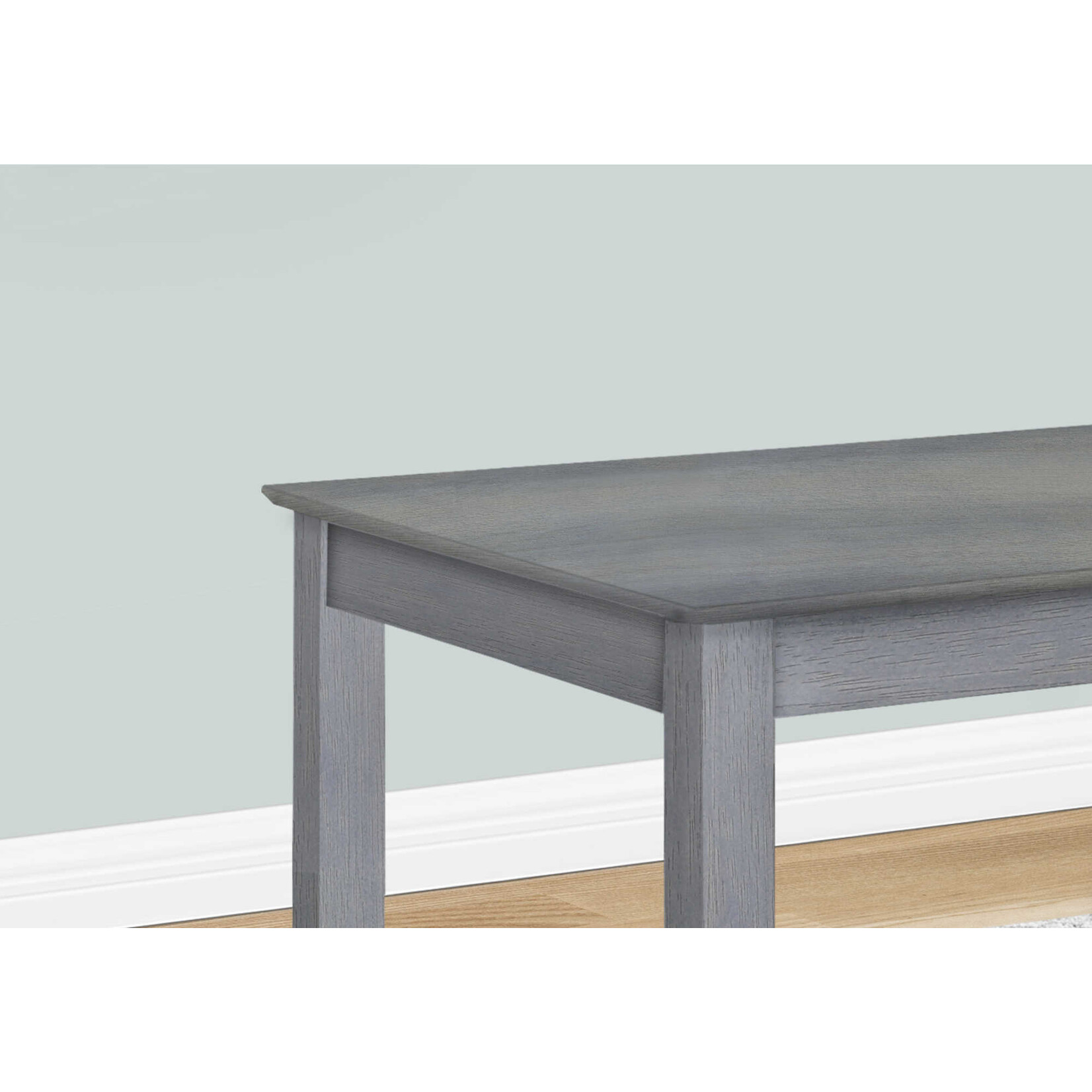 TABLE A MANGER  I1430 - 36"X 60" / BOIS PLAQUE GRIS