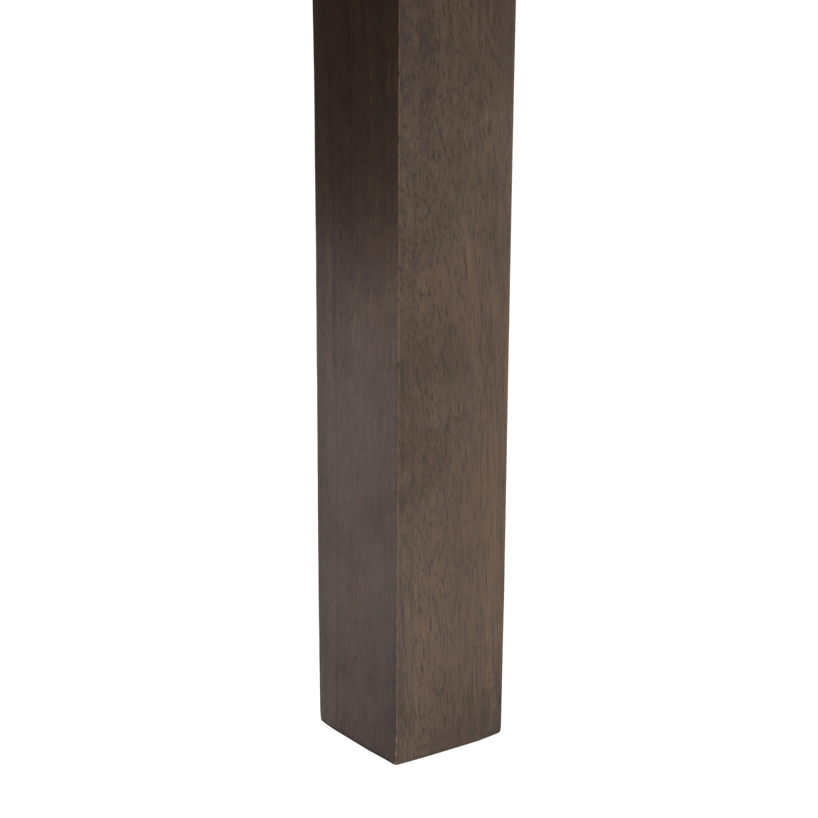 TABLE A MANGER - 48"DIA / BOIS PLAQUE NOYER BRUN
