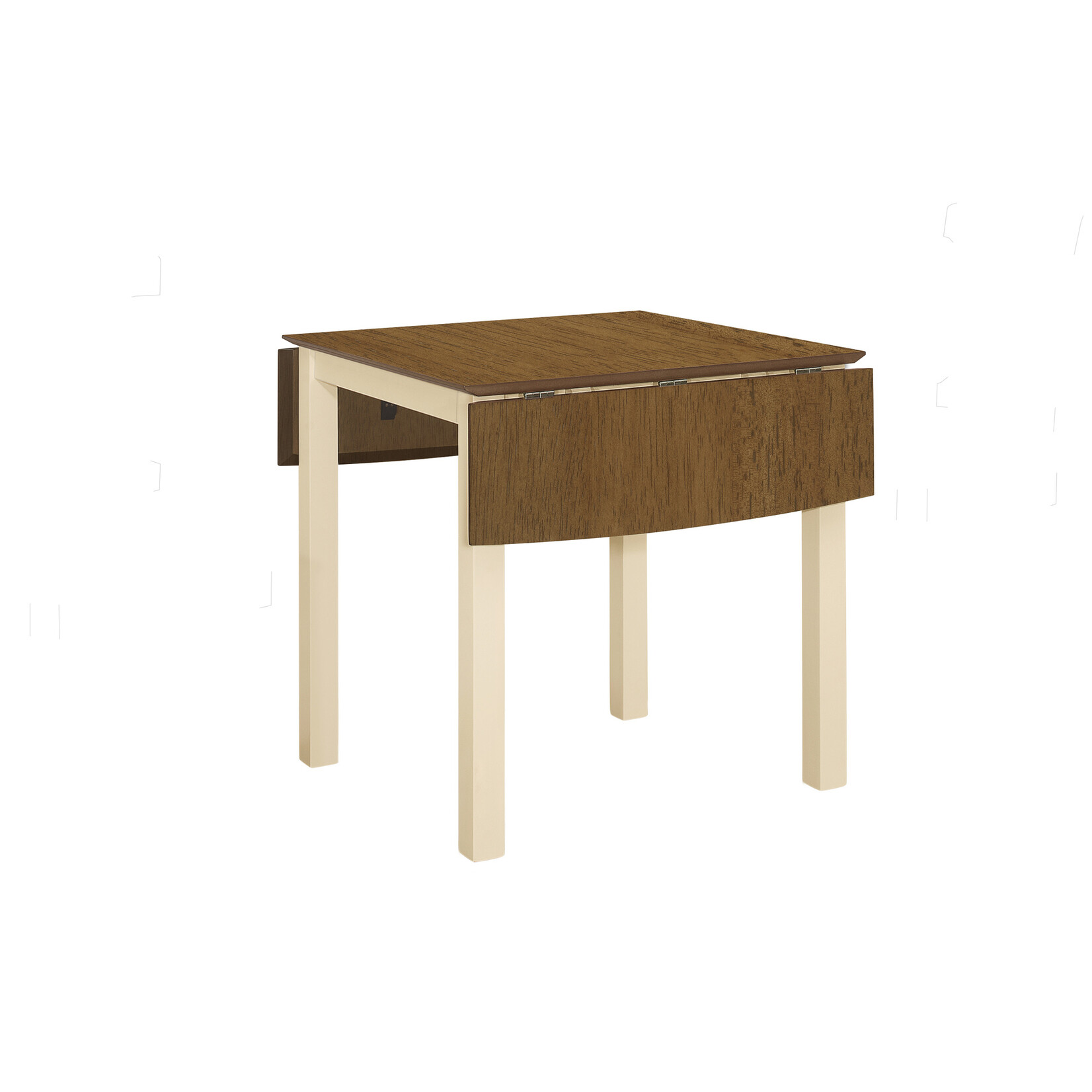 TABLE A MANGER - 30"X 48"/ COTE ABAISSANT 9" CREME/ CHENE