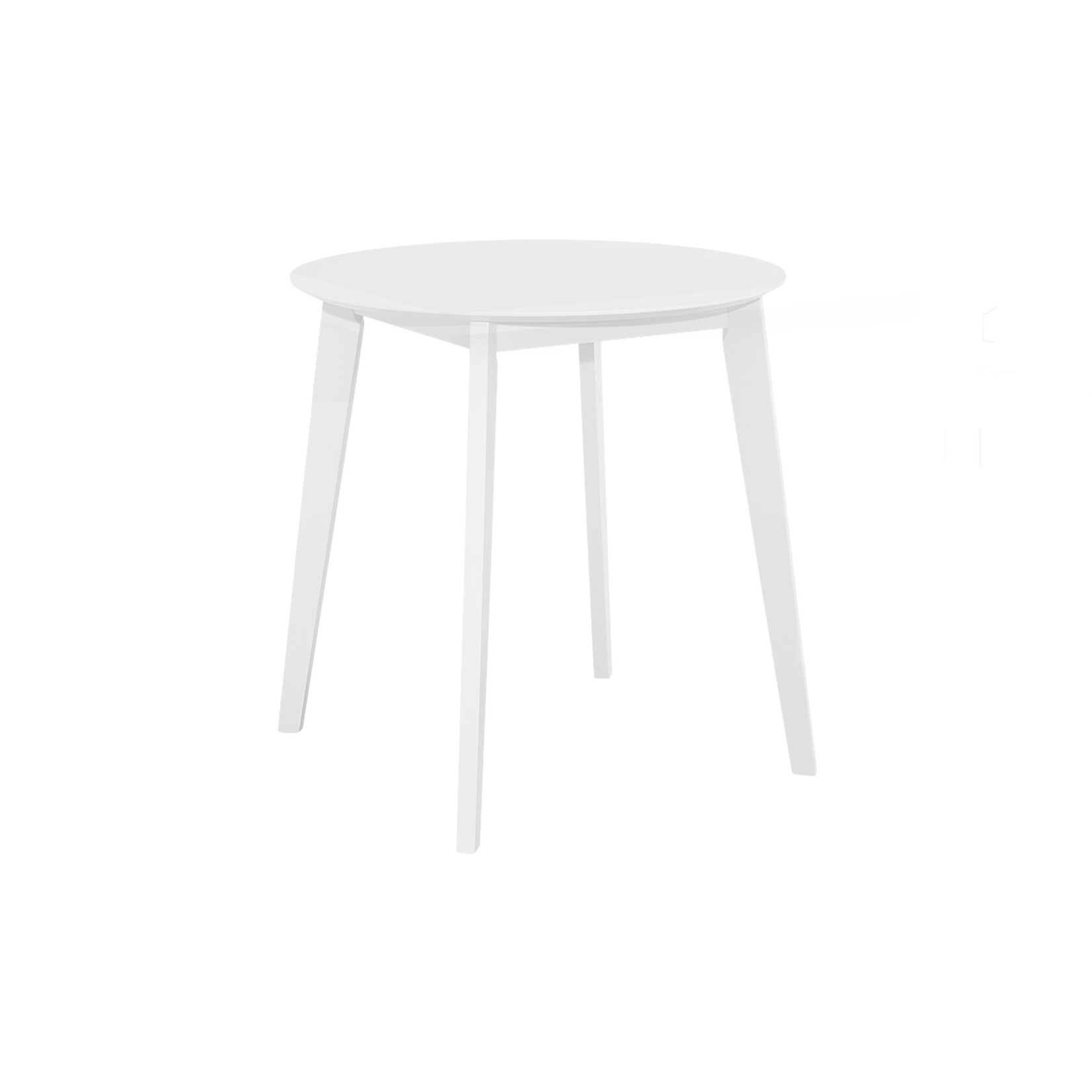 TABLE A MANGER - 30"DIA / BOIS PLAQUE BLANC