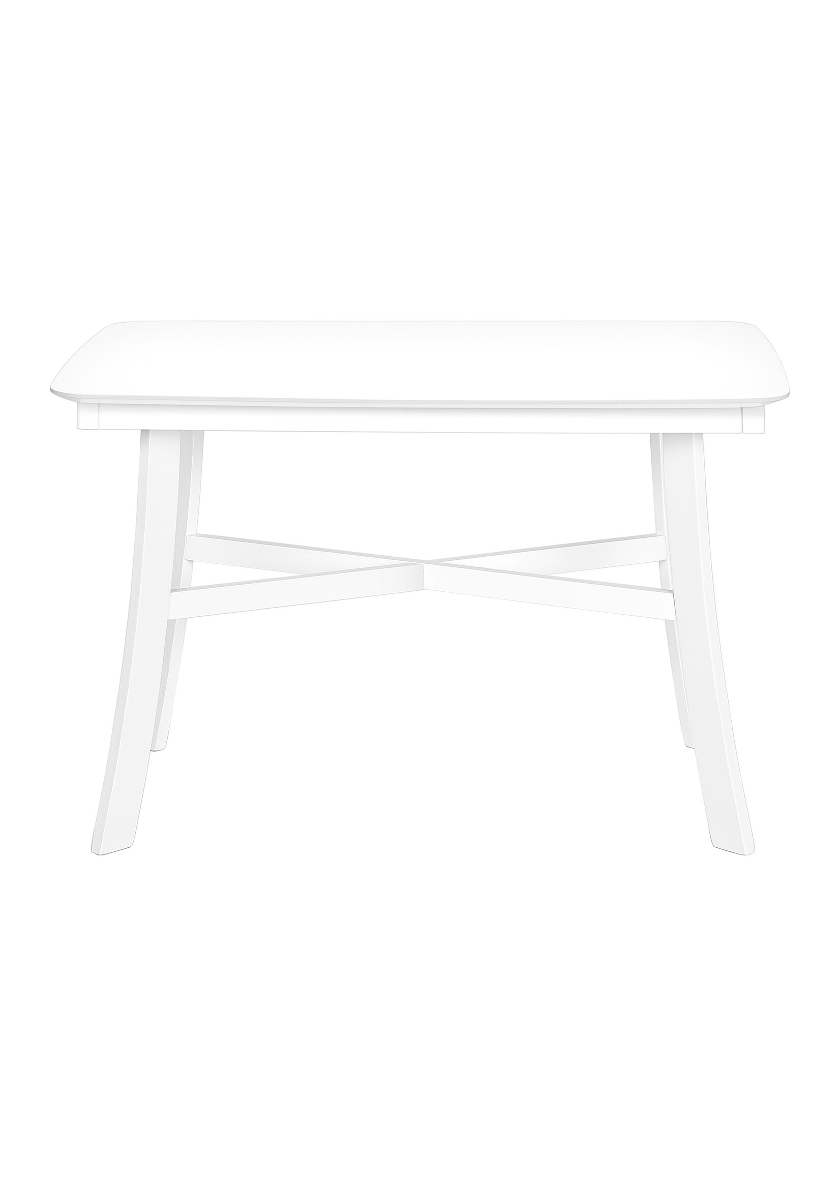 DINING TABLE - 36"X 48" / WHITE VENEER TOP