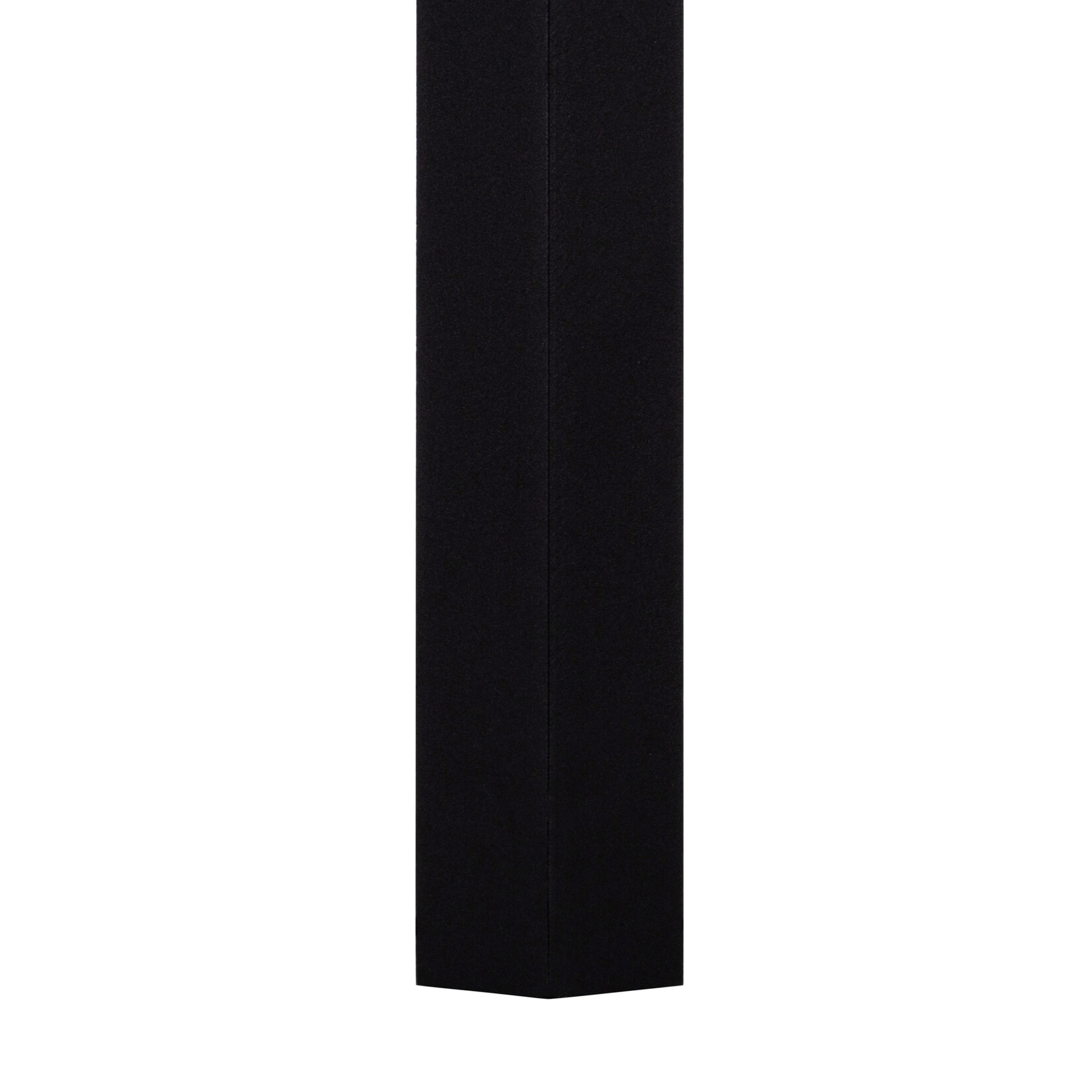 TABLE A MANGER - 48"DIA / FAUX BOIS NOIR / METAL NOIR