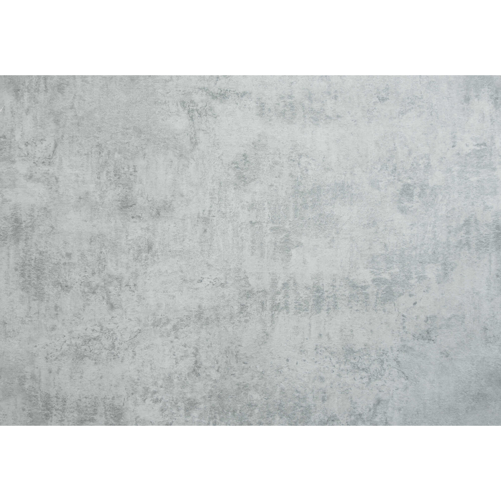 DINING TABLE - 36"X 48" / GREY CEMENT / CHROME METAL