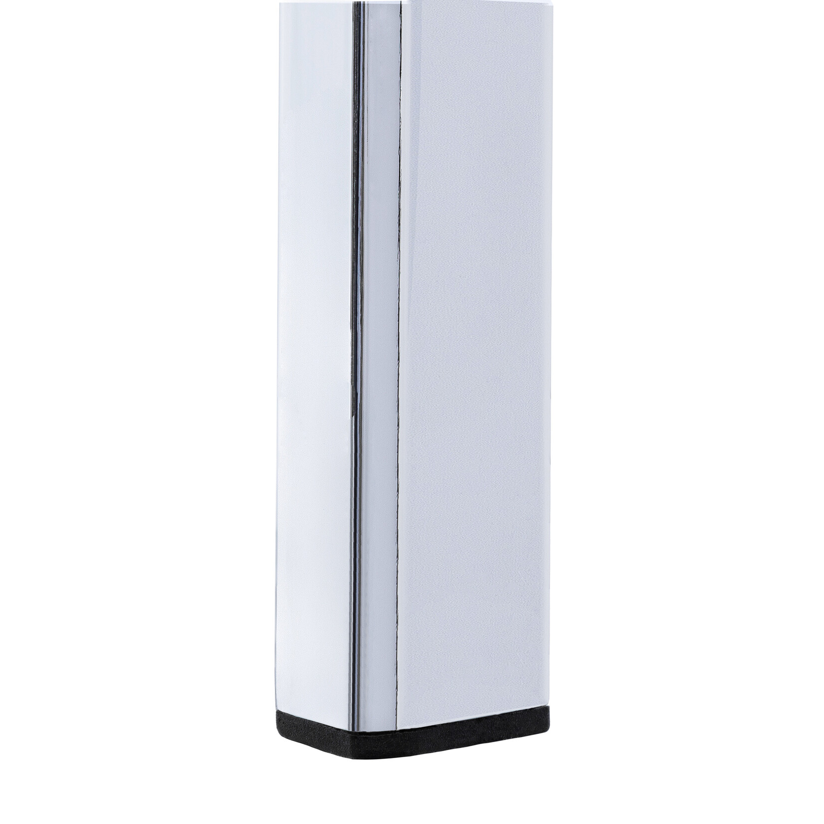 DINING TABLE - 32"X 48" / WHITE / CHROME METAL