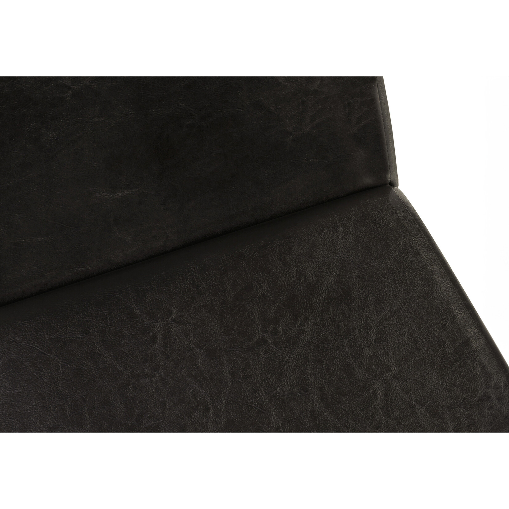 CHAISE - 2PCS - 36"H / ESPRESSO / SIMILI-CUIR BRUN FONCE