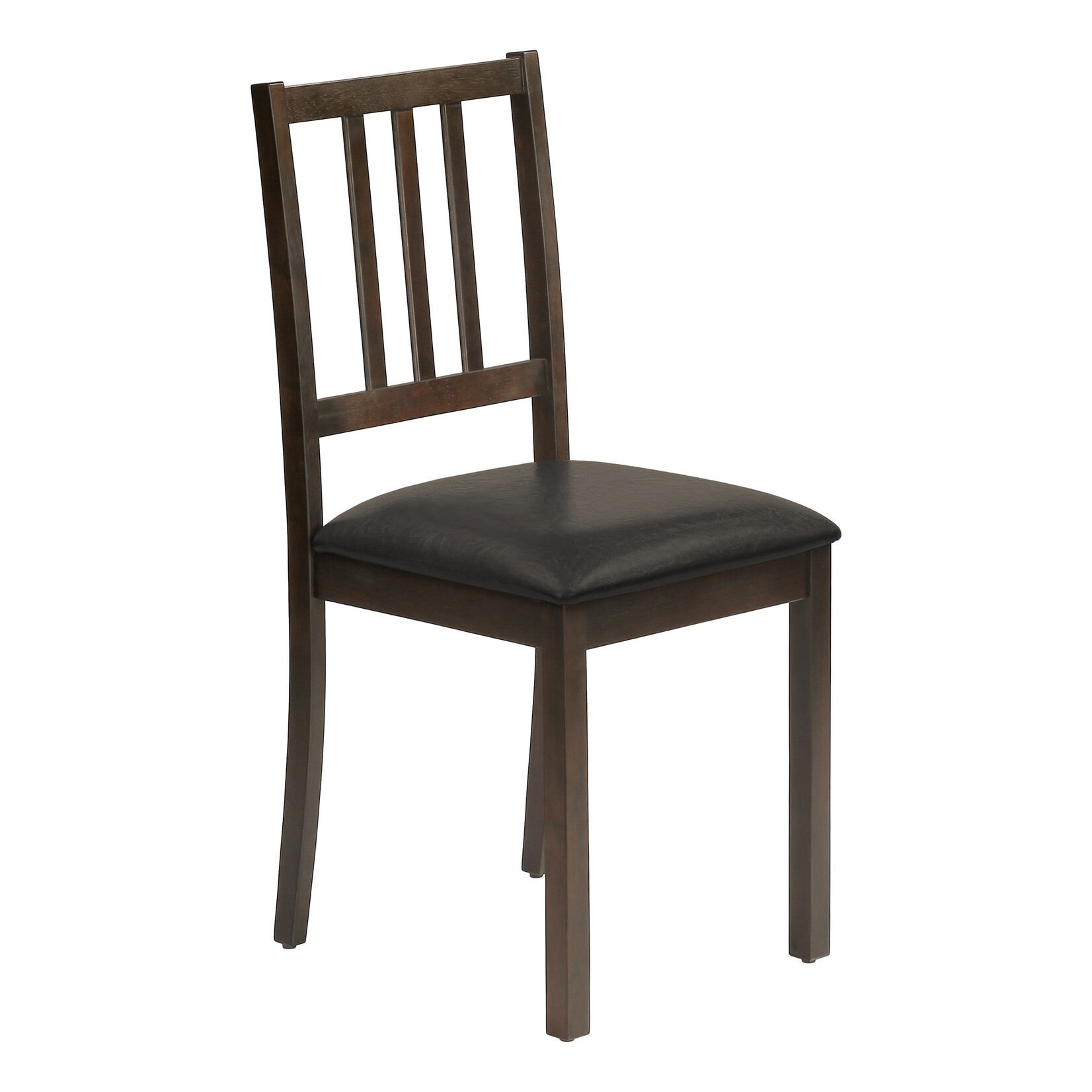 CHAISE - 2PCS - 36"H / ESPRESSO / SIEGE BRUN FONCE