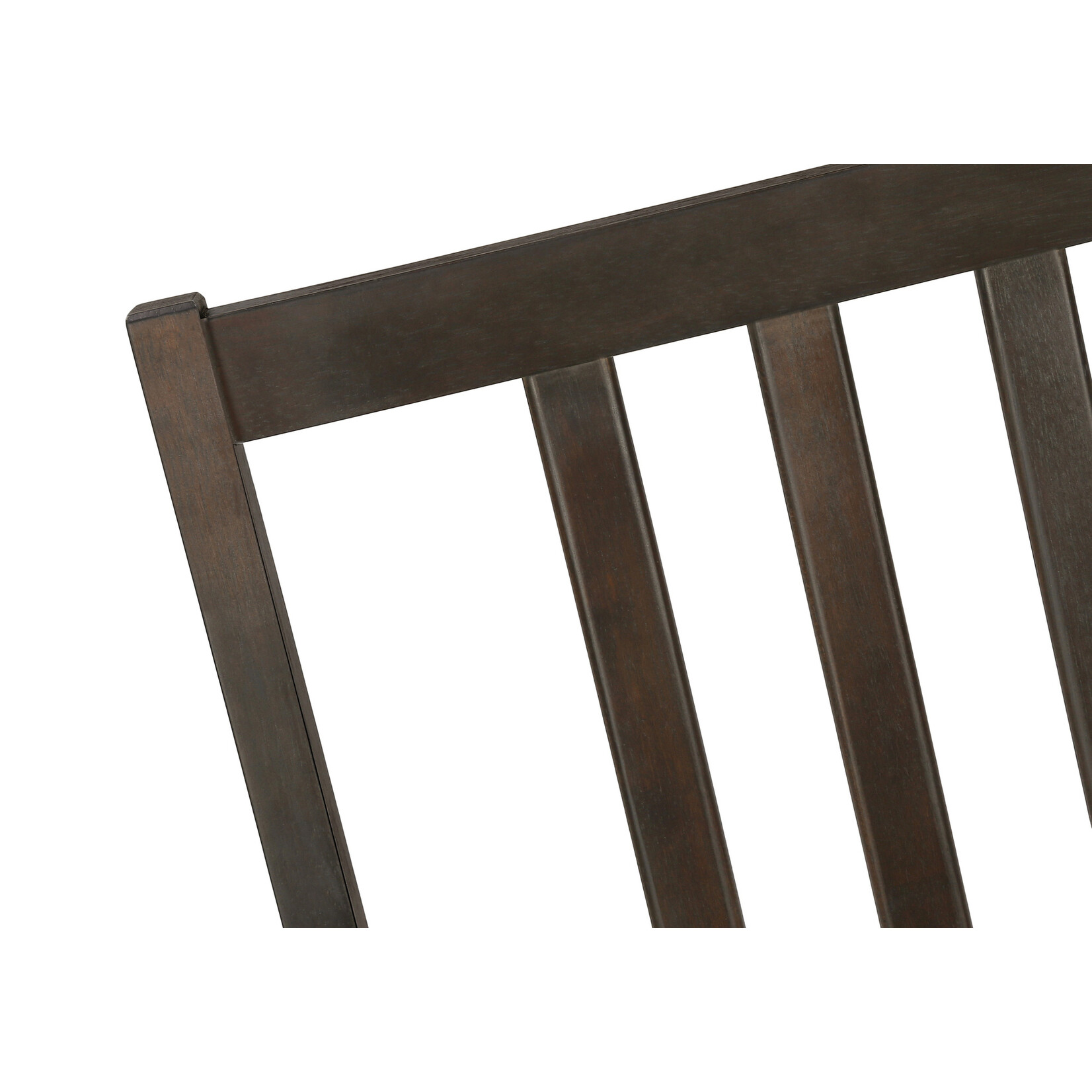 CHAISE - 2PCS - 36"H / ESPRESSO / SIEGE BRUN FONCE