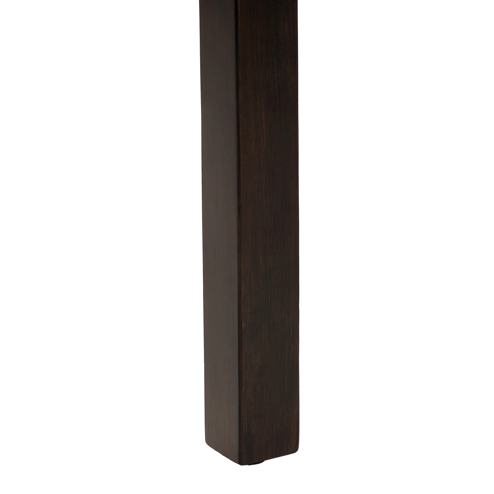 DINING CHAIR - 2PCS / 36"H ESPRESSO / DARK BROWN PU SEAT