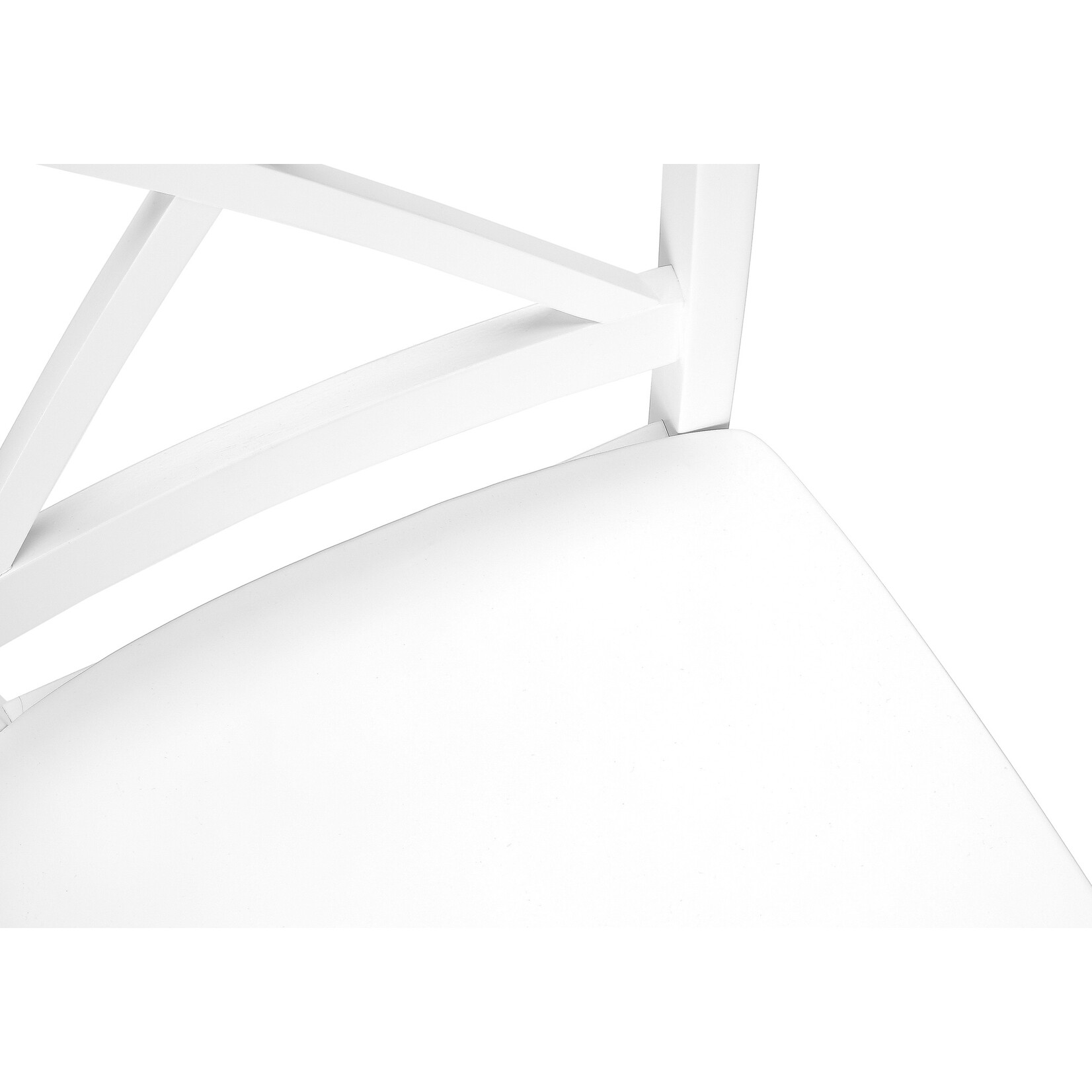 DINING CHAIR - 2PCS / 36"H WHITE