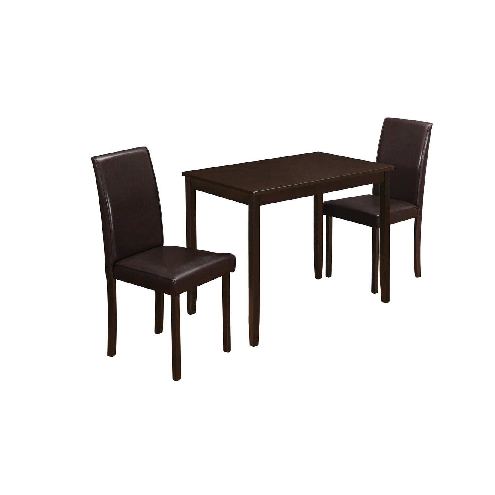 ENS SALLE A MANGER - 3PCS / ESPRESSO/CHAISE PARSON BRUN