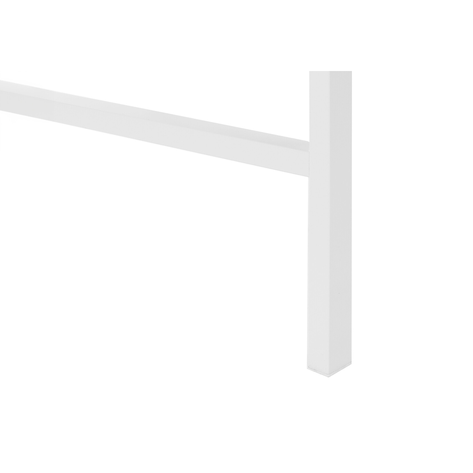 COMPUTER DESK - 48"L / WHITE / WHITE STANDING HEIGHT