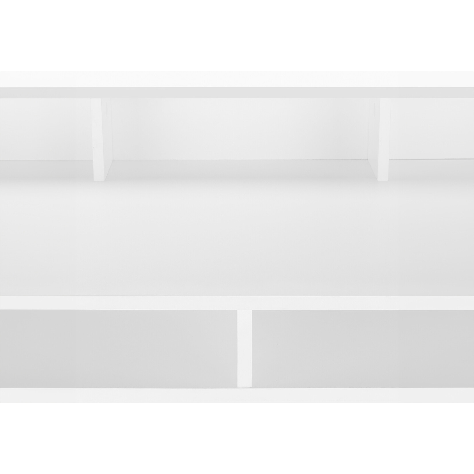 COMPUTER DESK - 48"L / WHITE / WHITE STANDING HEIGHT
