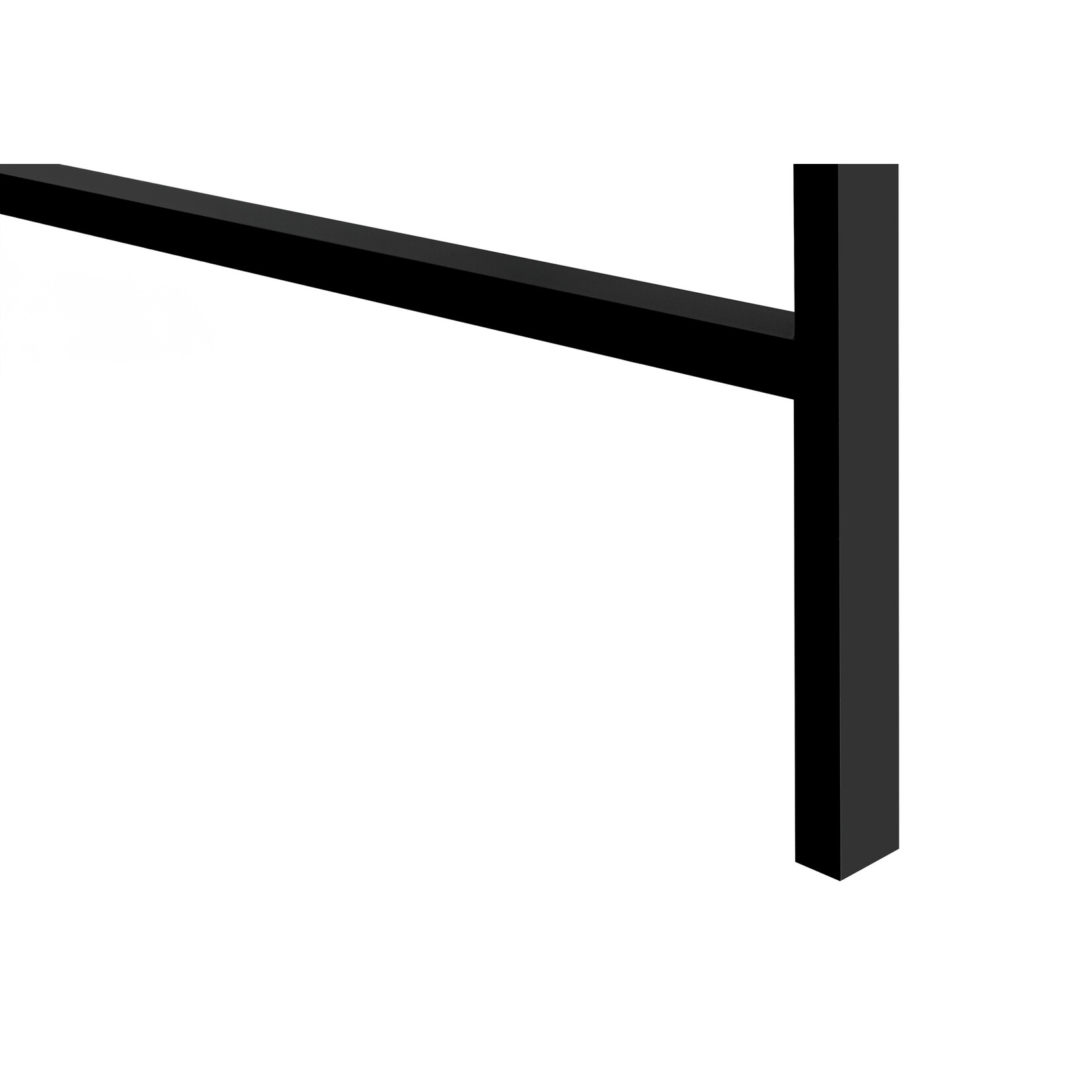 COMPUTER DESK - 48"L / GREY / BLACK STANDING HEIGHT