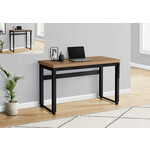 COMPUTER DESK - 48"L / RECLAIMED WOOD / ADJ.HEIGHT/ BLACK