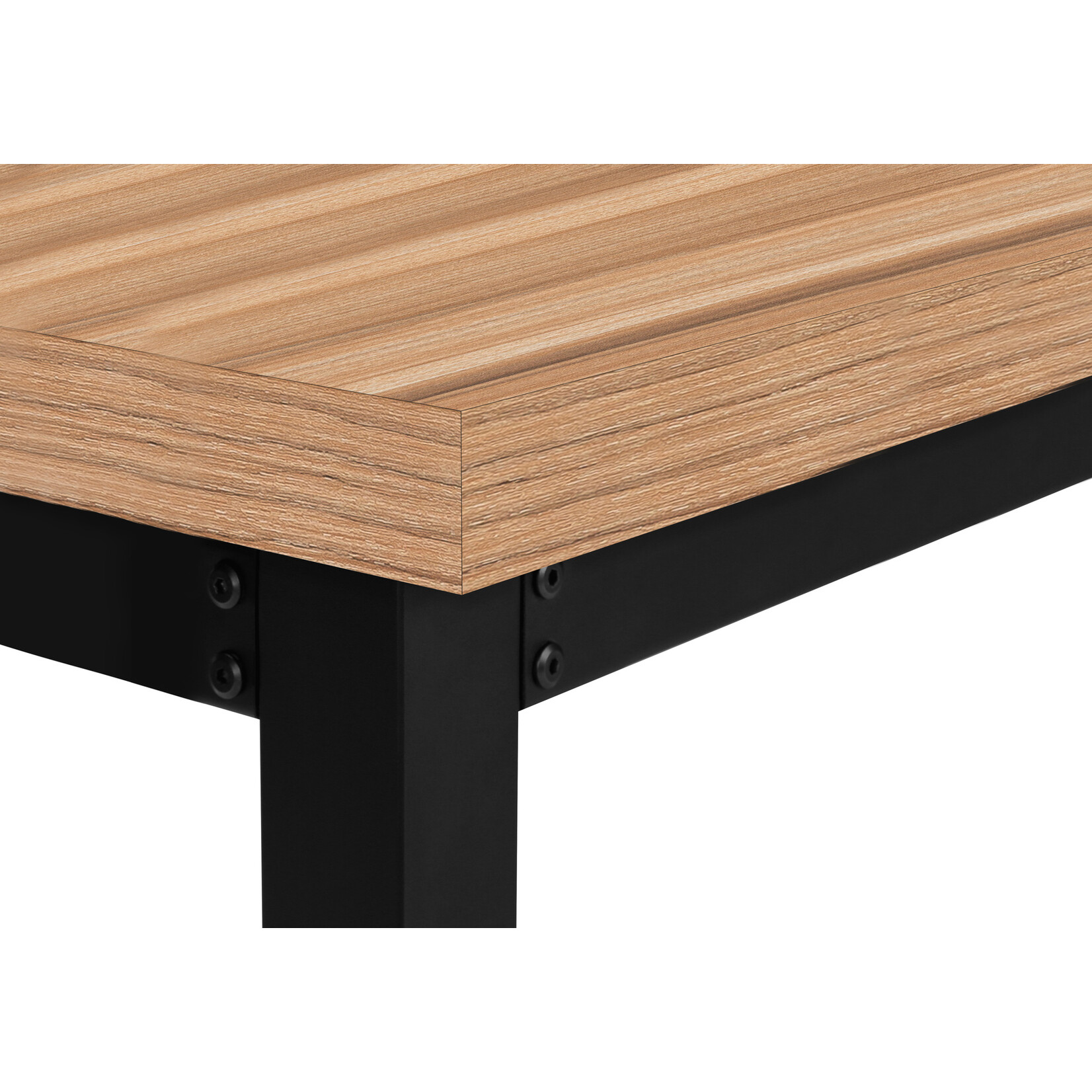 COMPUTER DESK - 48"L / RECLAIMED WOOD / ADJ.HEIGHT/ BLACK