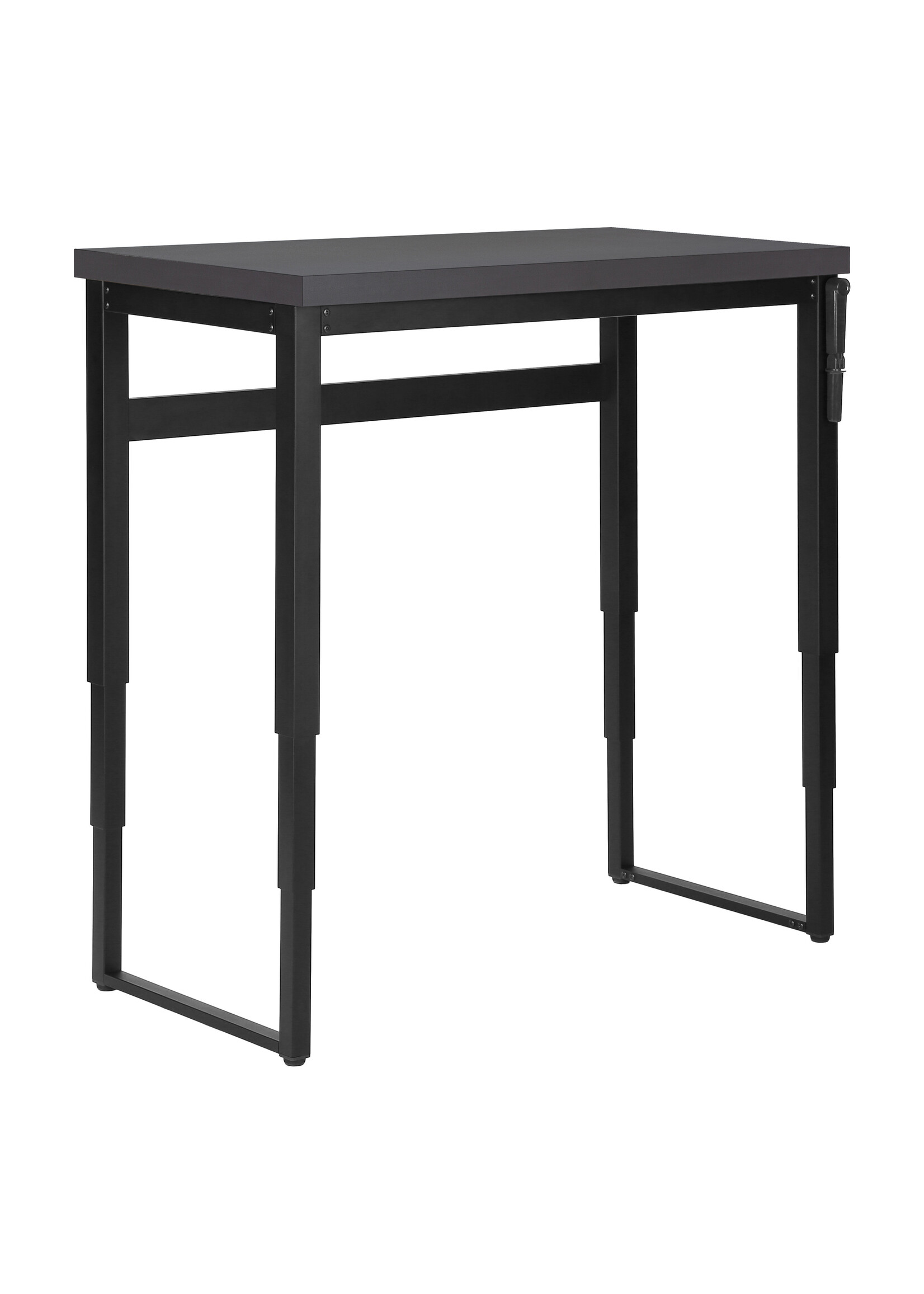 BUREAU - 48"L / HAUTEUR ADJUSTABLE GRIS MODERNE / NOIR