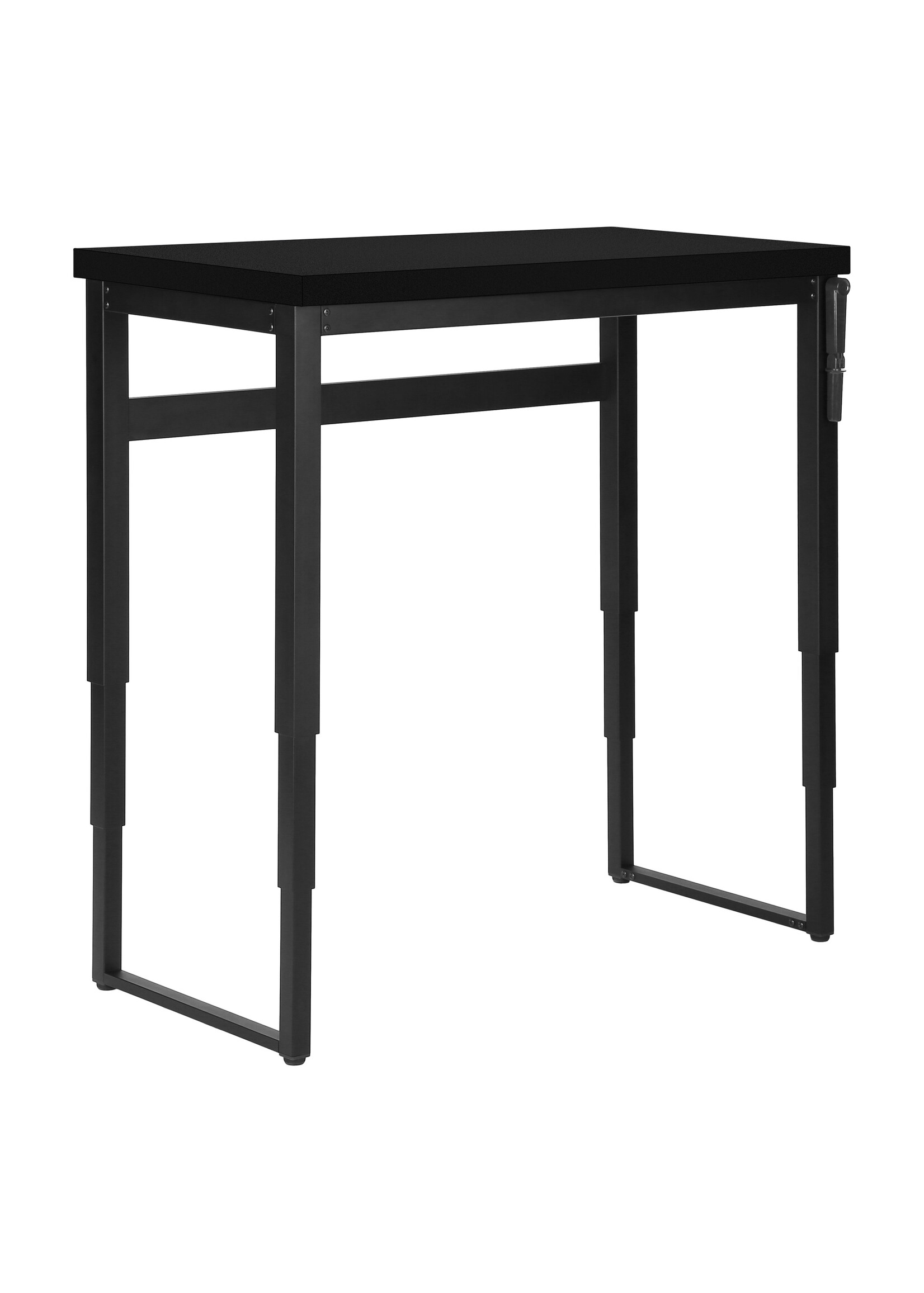 BUREAU - 48"L / HAUTEUR ADJUSTABLE NOIR / METAL NOIR