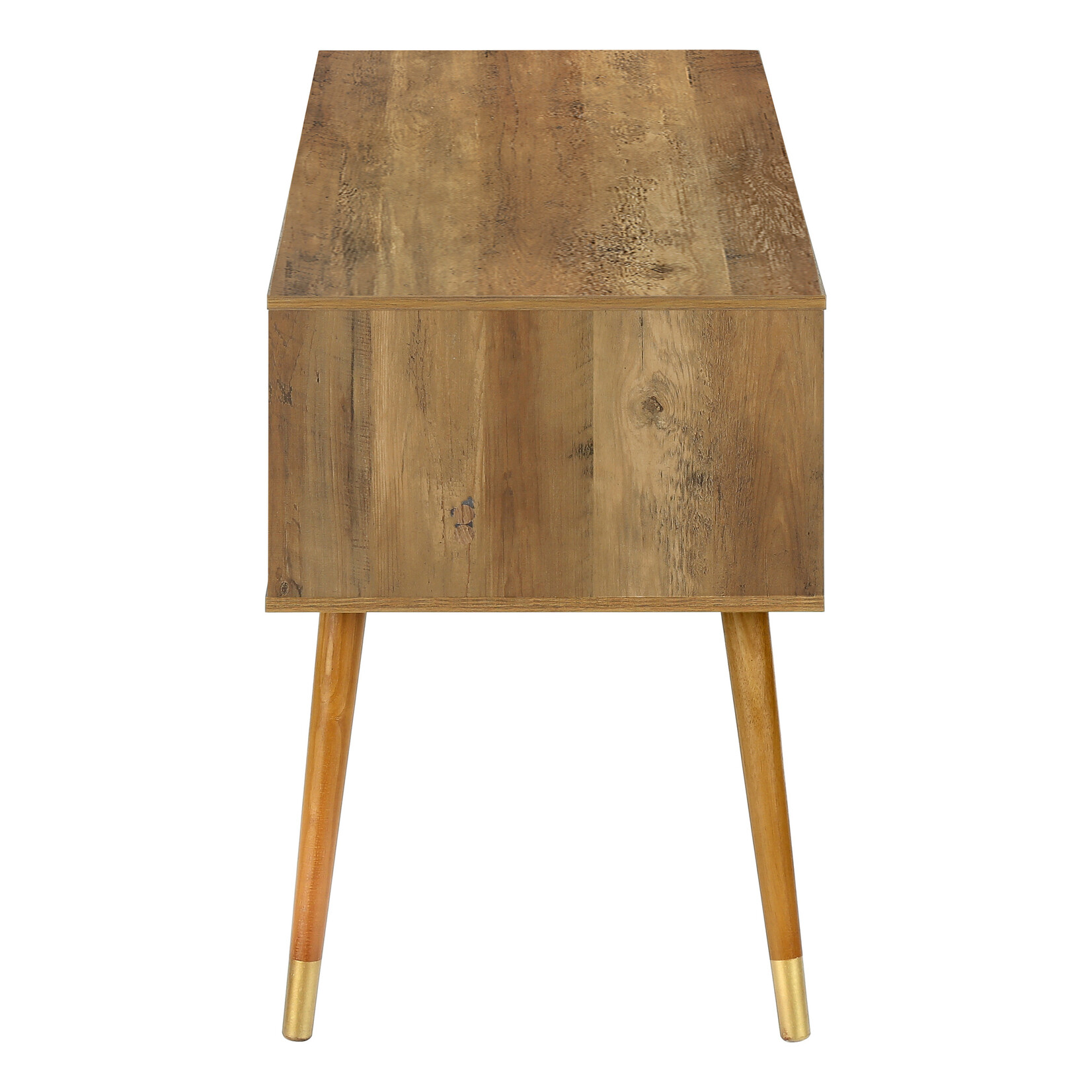 BUREAU - 48"L / NOYER MI-SIECLE