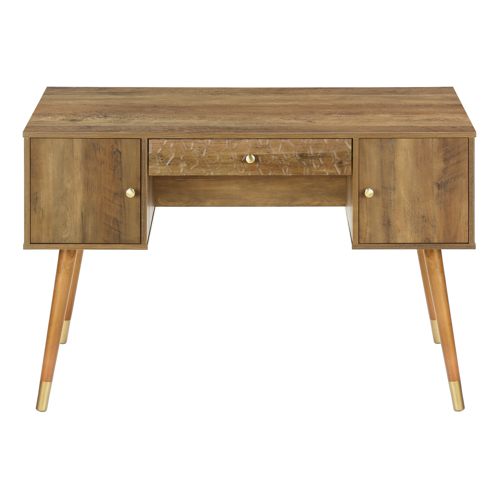 BUREAU - 48"L / NOYER MI-SIECLE