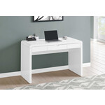 COMPUTER DESK - 48"L / HIGH GLOSSY WHITE / STORAGE DRAWER
