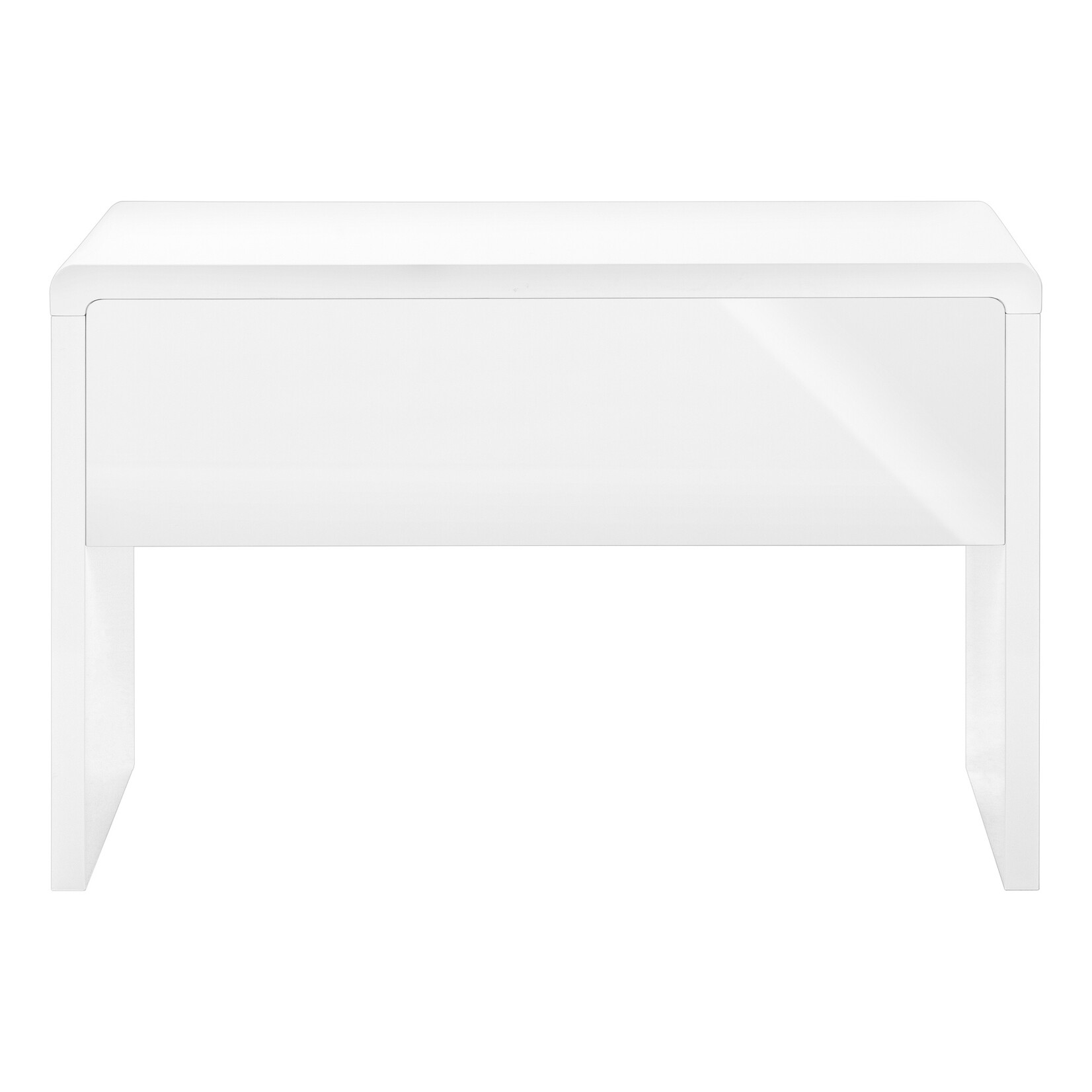 COMPUTER DESK - 48"L / HIGH GLOSSY WHITE / STORAGE DRAWER