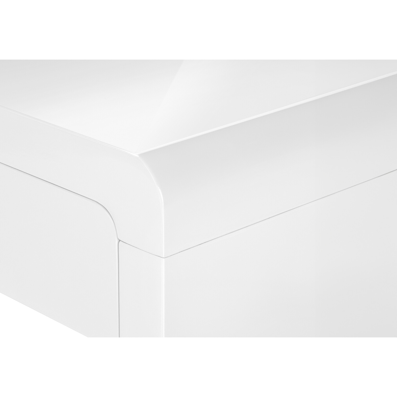 COMPUTER DESK - 48"L / HIGH GLOSSY WHITE / STORAGE DRAWER