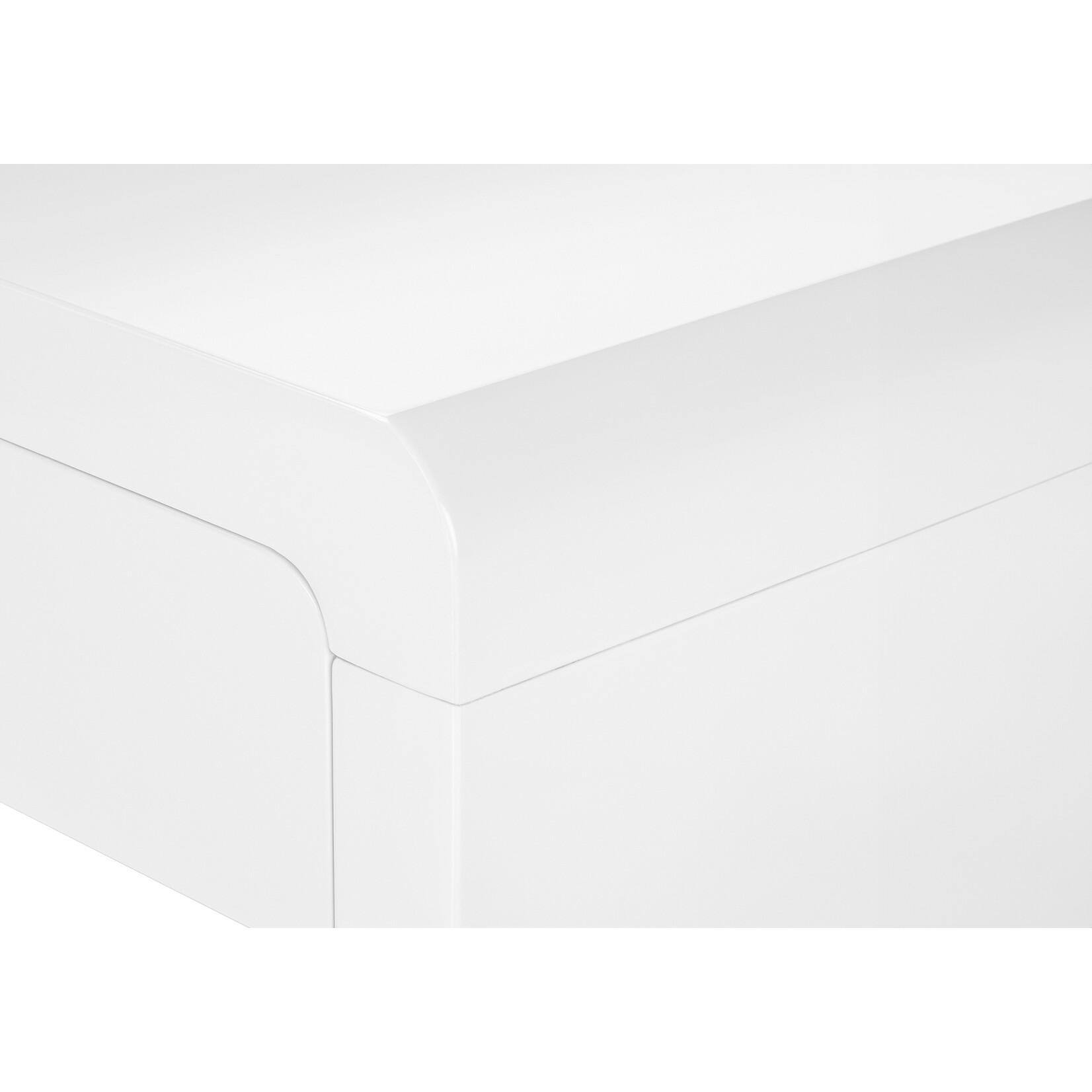 COMPUTER DESK - 72"L / HIGH GLOSSY WHITE LEFT/ RIGHT FACE