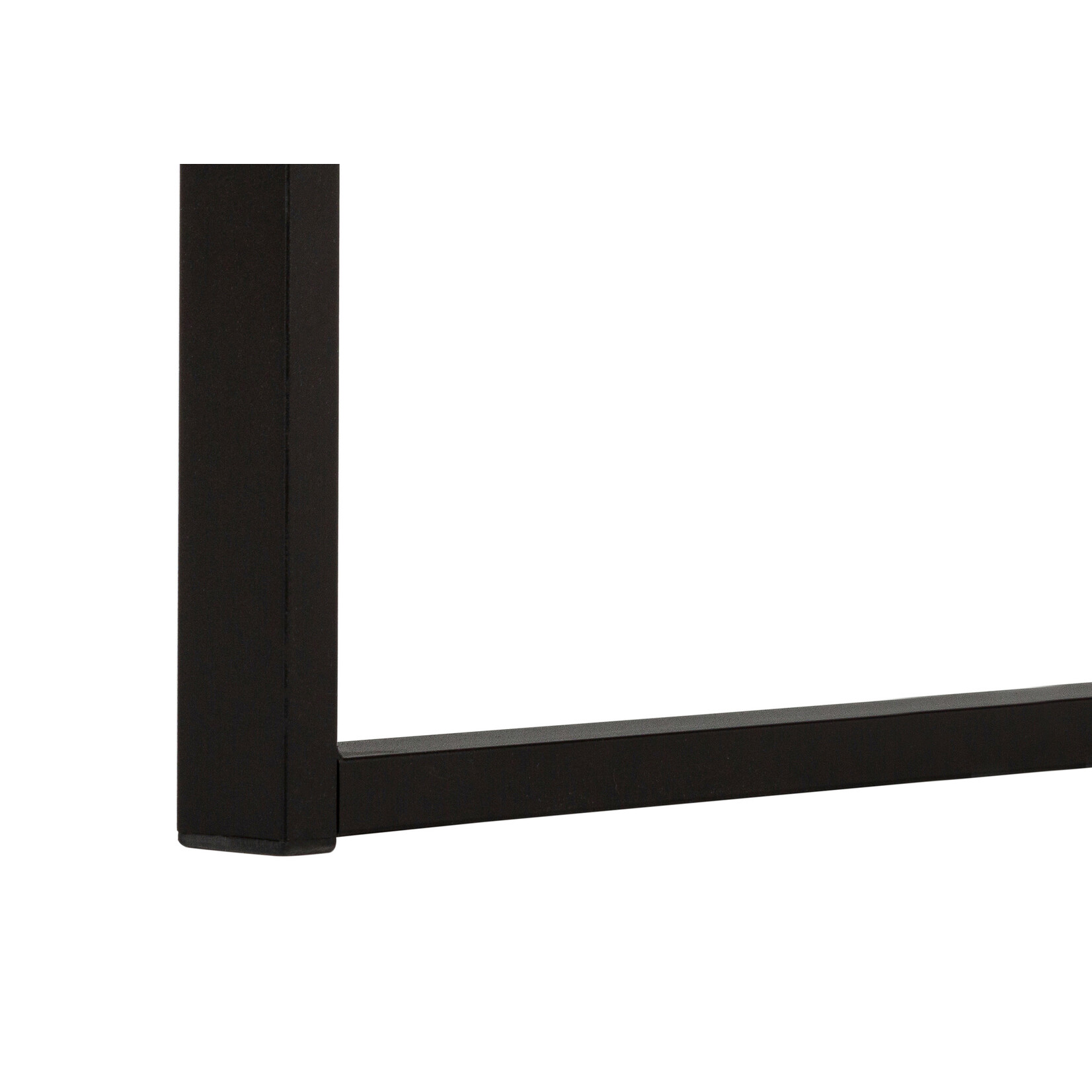 COMPUTER DESK - 70"L / NATURAL / BLACK METAL / L/R FACE