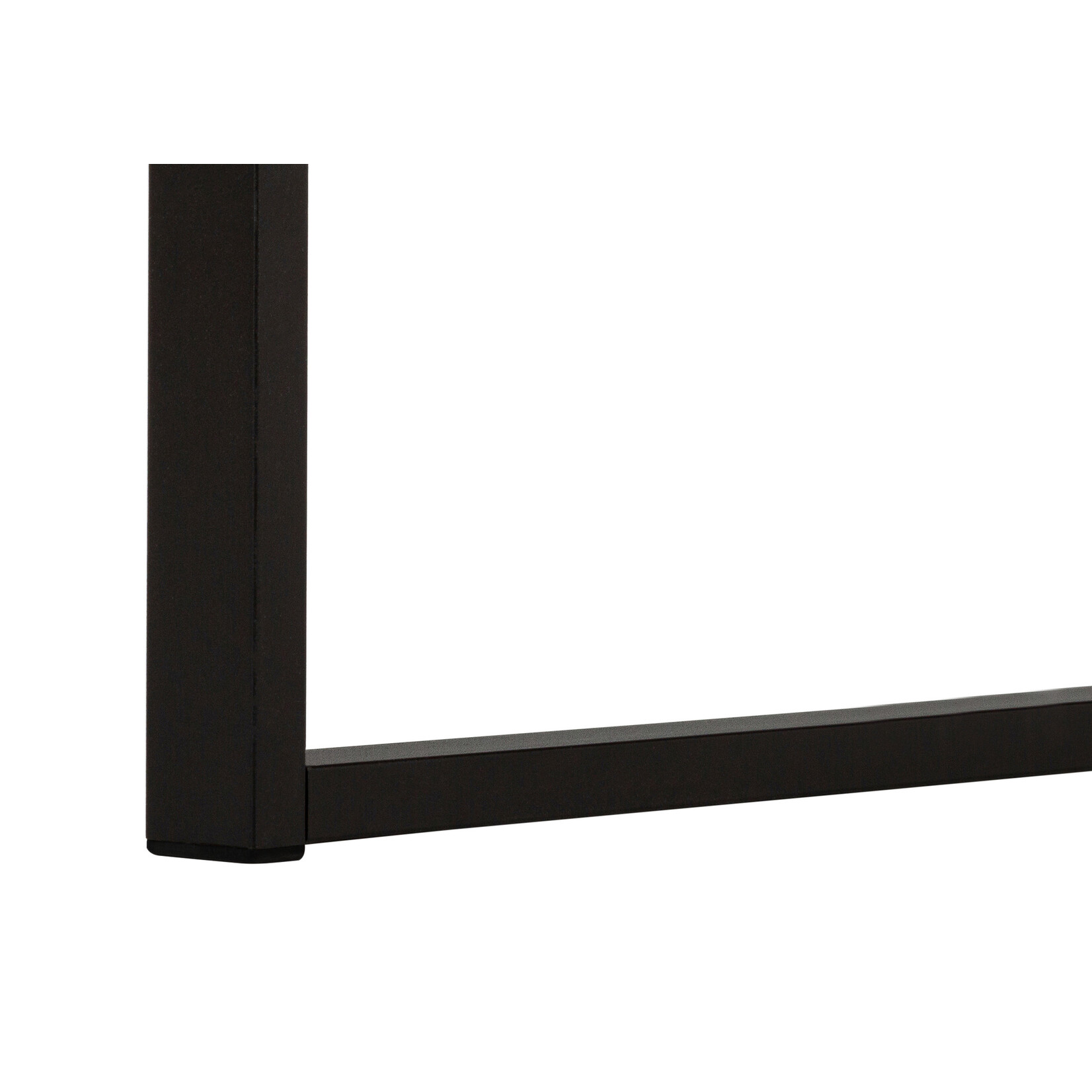 BUREAU - 70"L / FAUX BOIS PALE / METAL NOIR / FACE L/R
