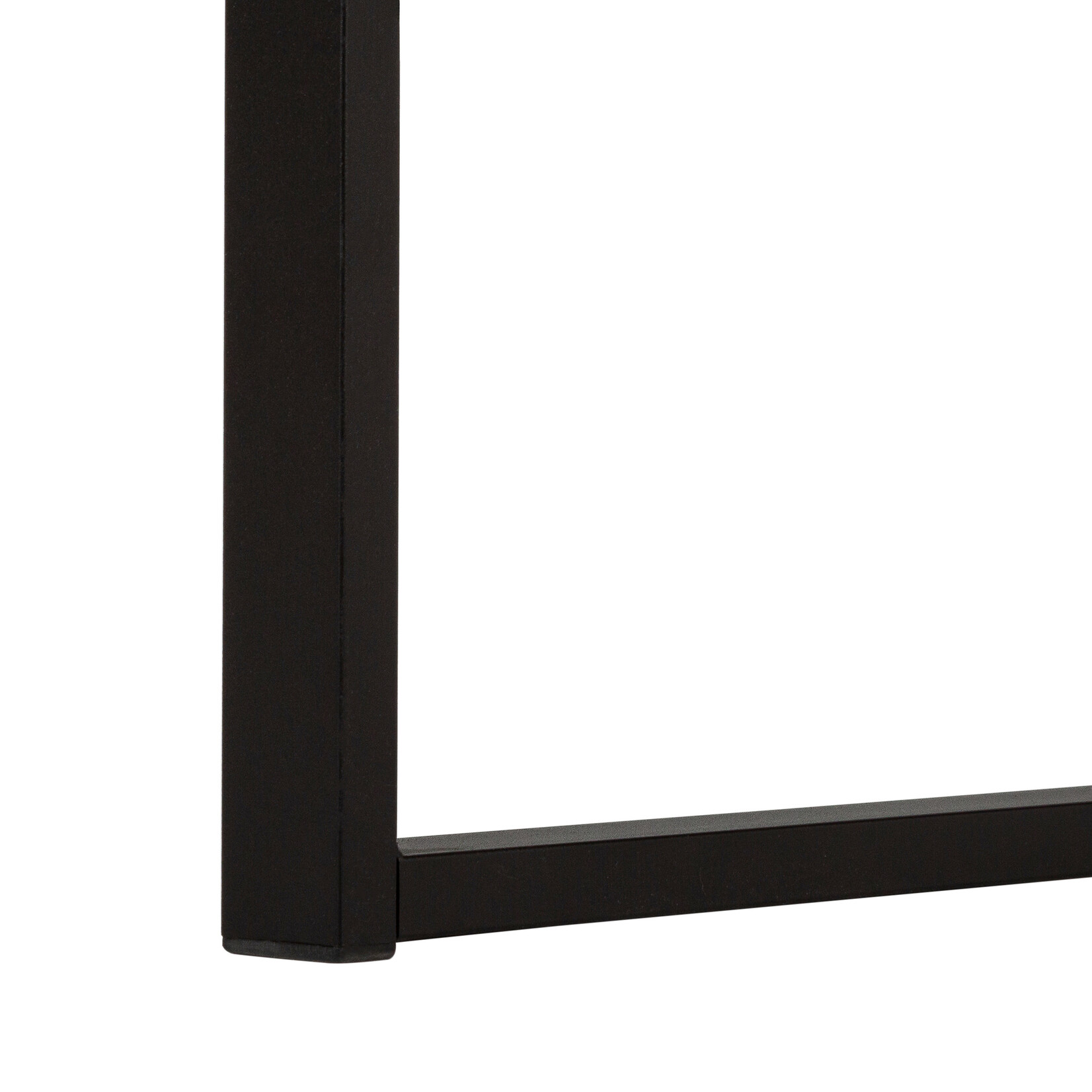 COMPUTER DESK - 70"L / WALNUT / BLACK METAL / L/R FACE