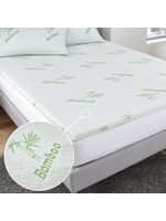 Housse Protège-matelas imperméable en tissus avec Bambou