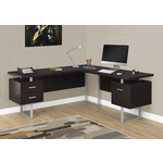 BUREAU - 70"L / ESPRESSO COTE DROIT OU GAUCHE