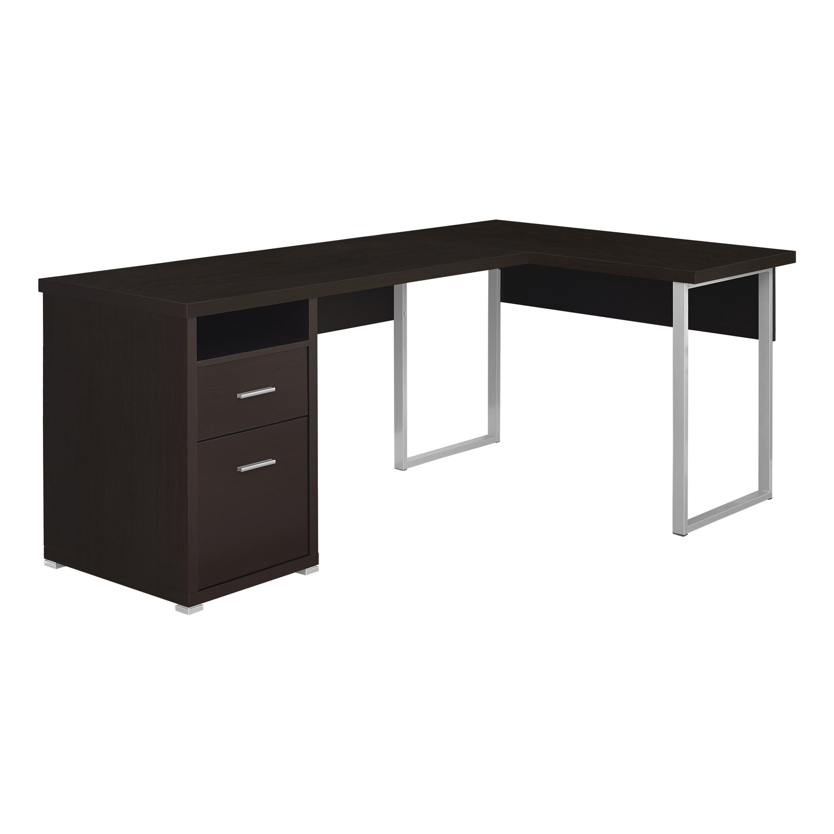 COMPUTER DESK - 80"L / CAPPUCCINO LEFT OR RIGHT FACING