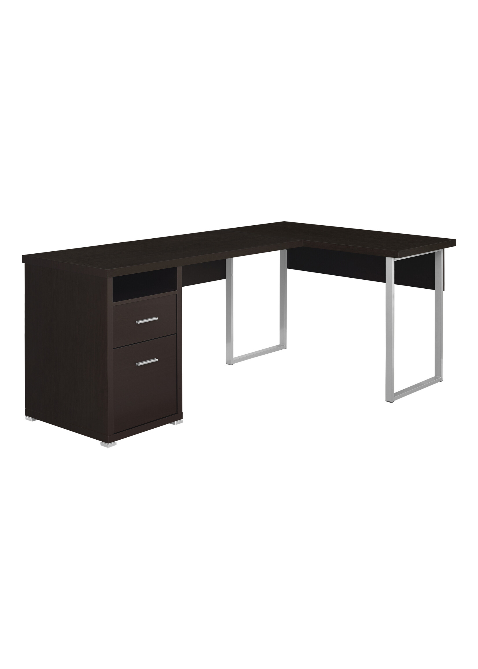 BUREAU - 80"L / ESPRESSO COTE DROIT OU GAUCHE