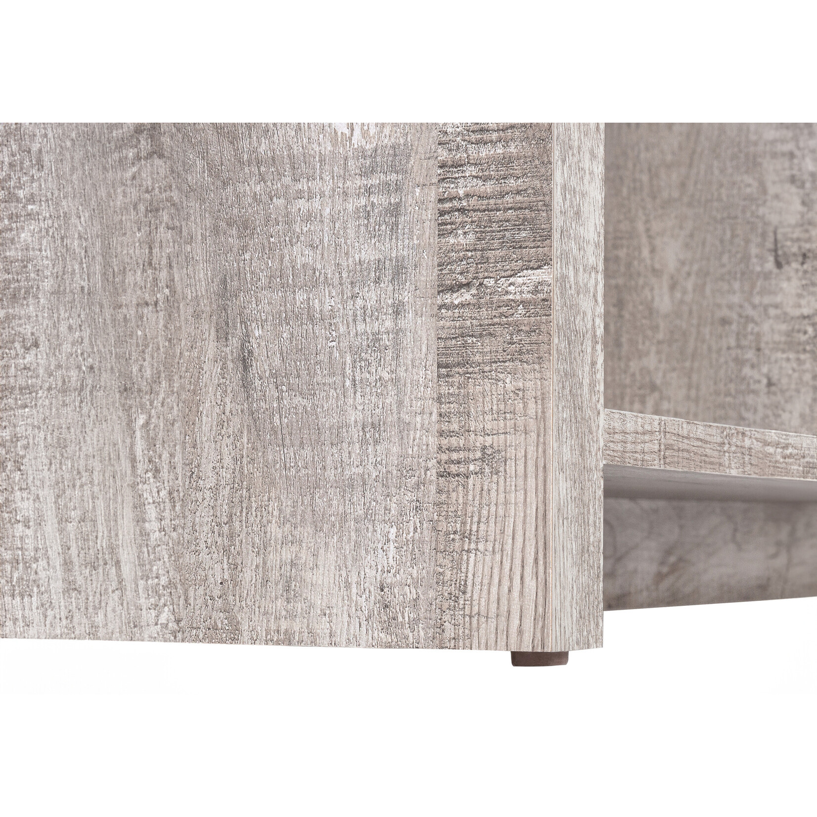 BUREAU - FAUX BOIS TAUPE EN COIN COTE DROIT / GAUCHE