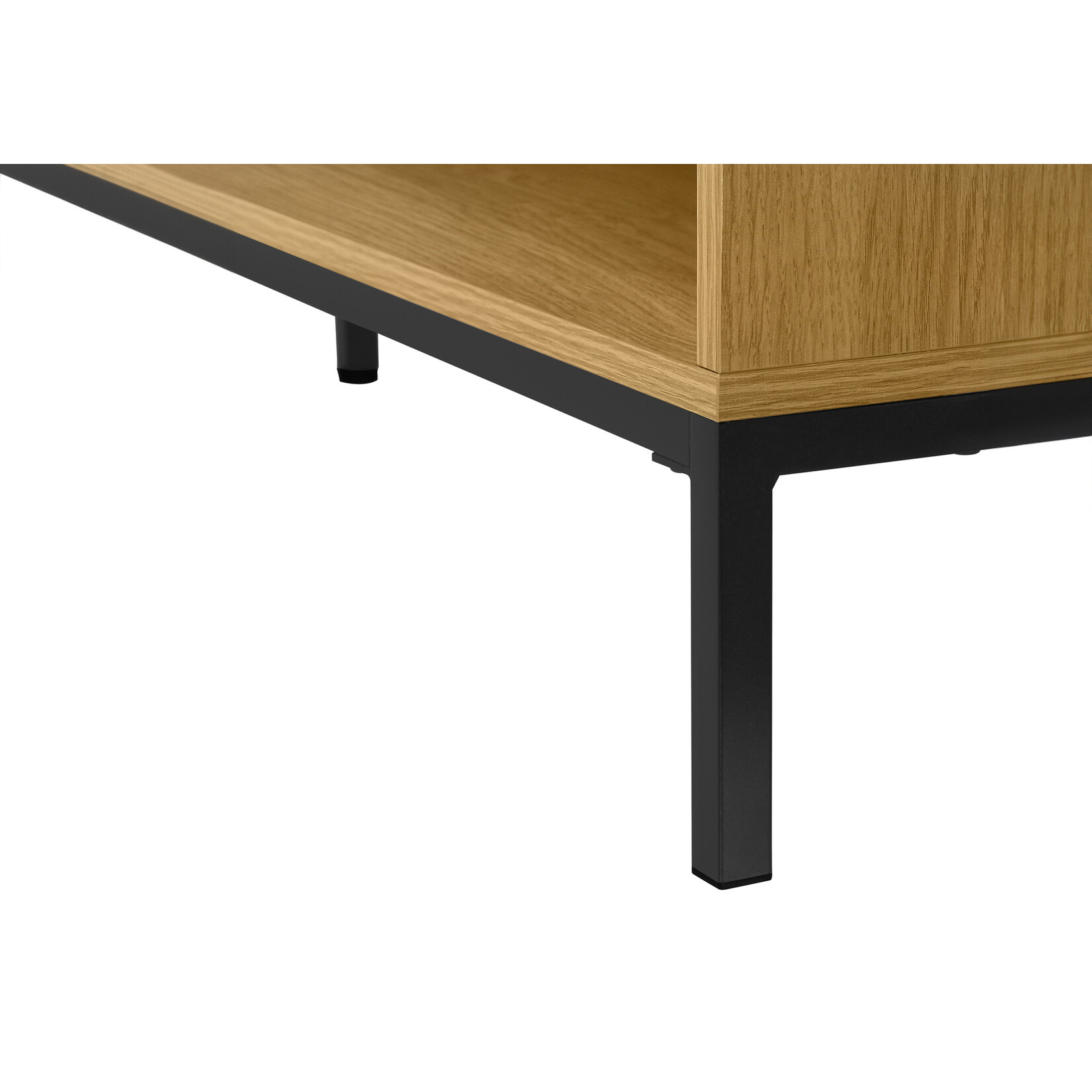 BUREAU - 60"L / EN FORME DE L / COIN CHENE PALE