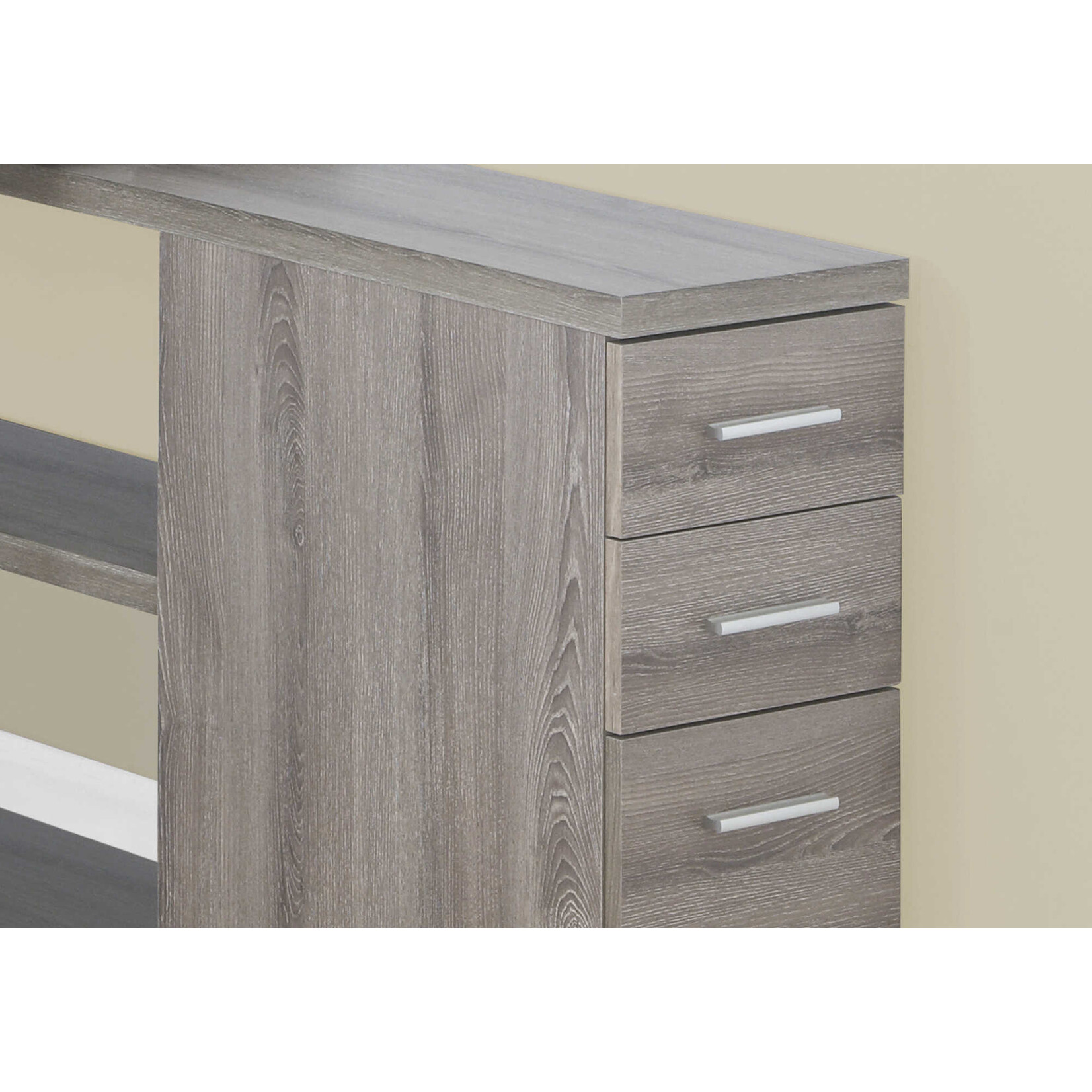 BUREAU - TAUPE FONCE EN COIN DROIT OU GAUCHE