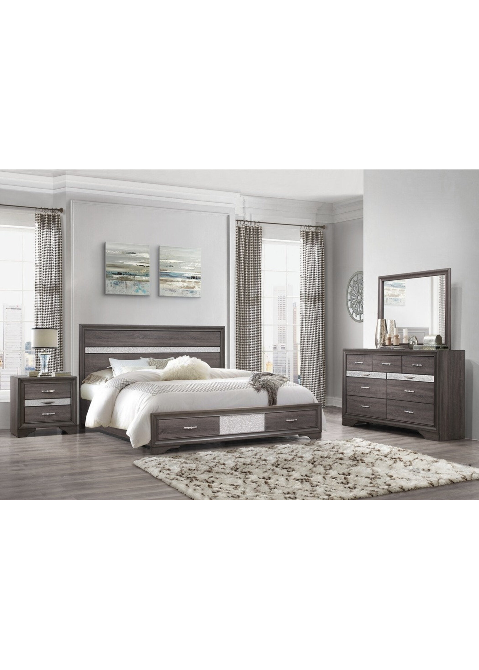 Harper Bed Frame with Drawers