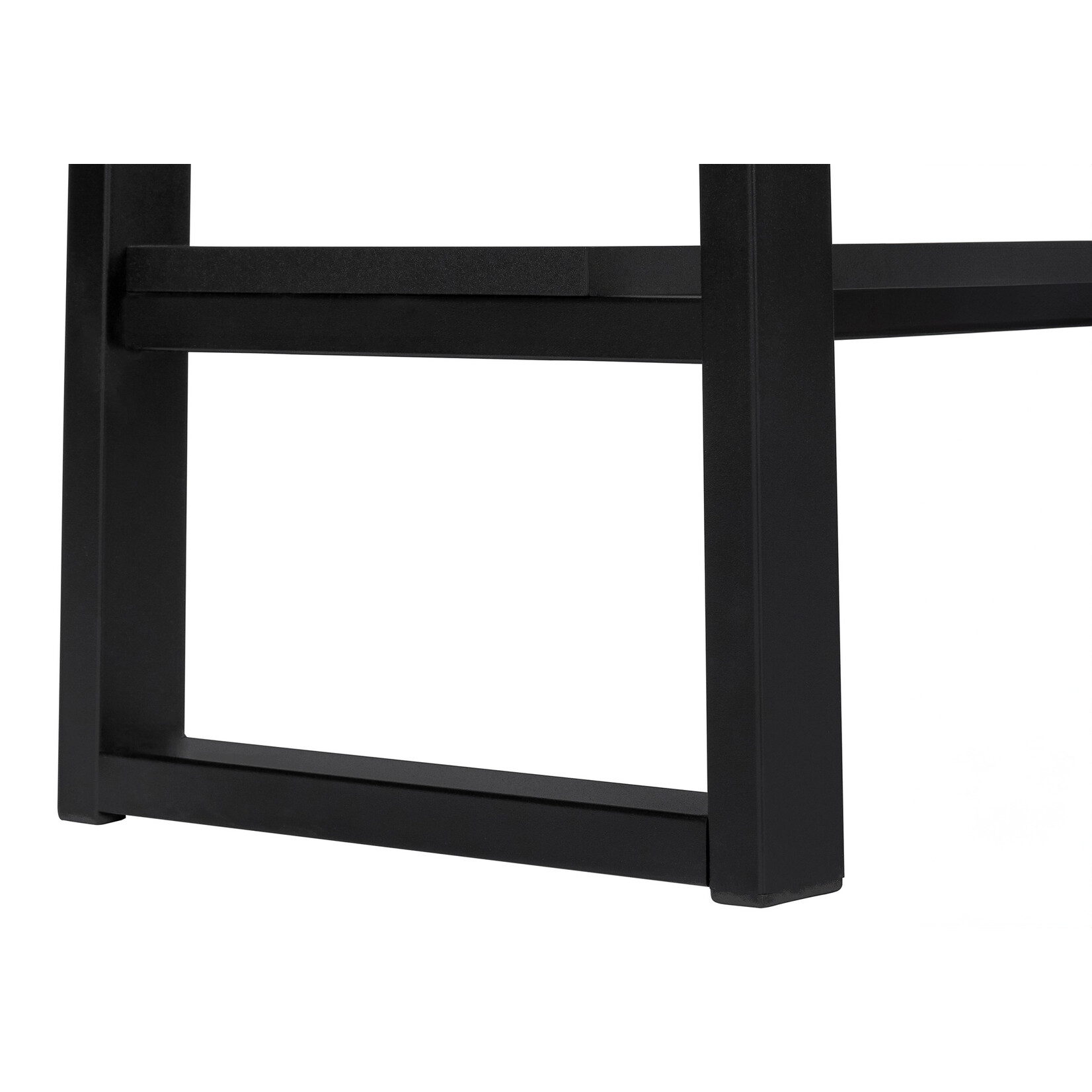 COMPUTER DESK - 42"L / BLACK / GREY TOP CORNER / BLACK