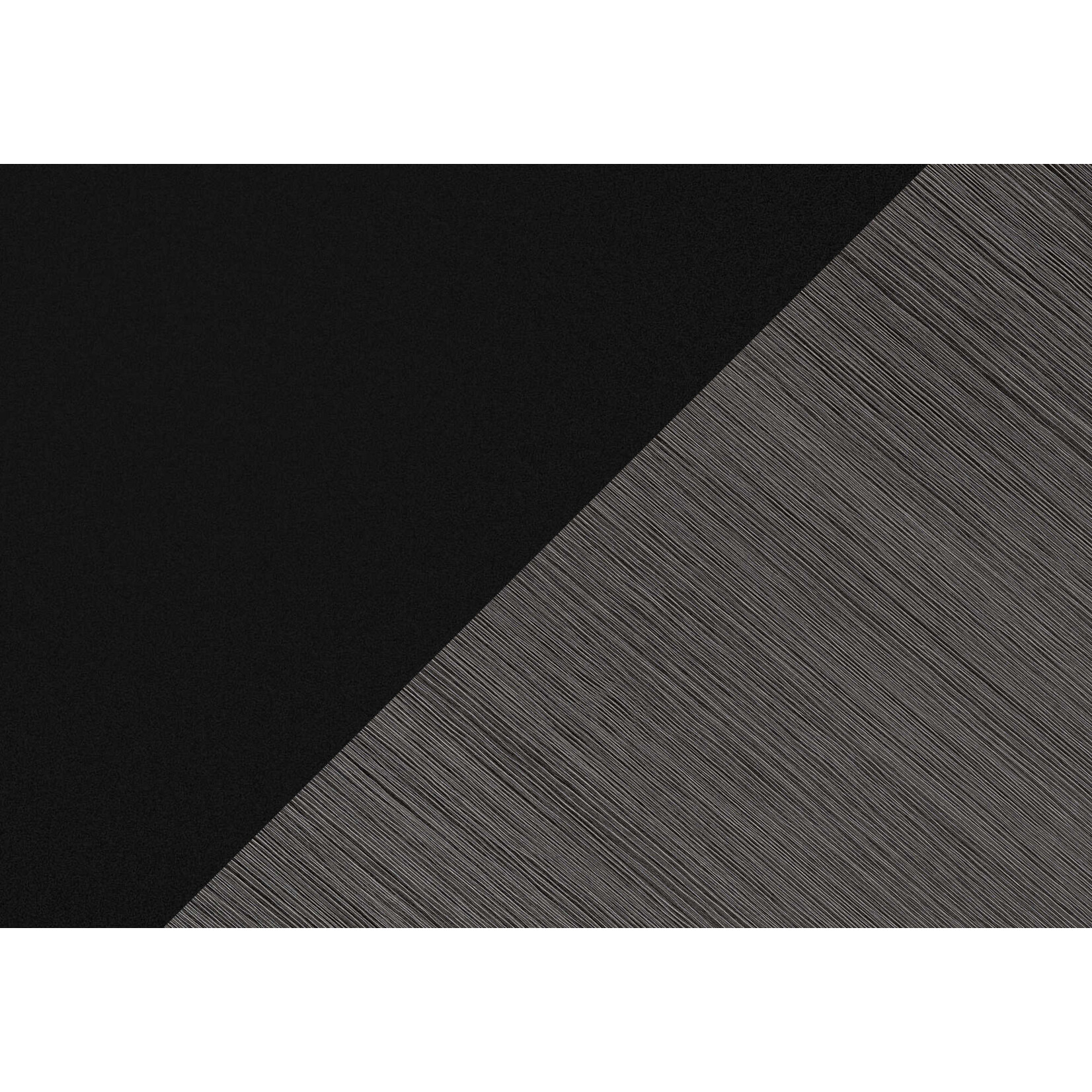 COMPUTER DESK - 42"L / BLACK / GREY TOP CORNER / BLACK